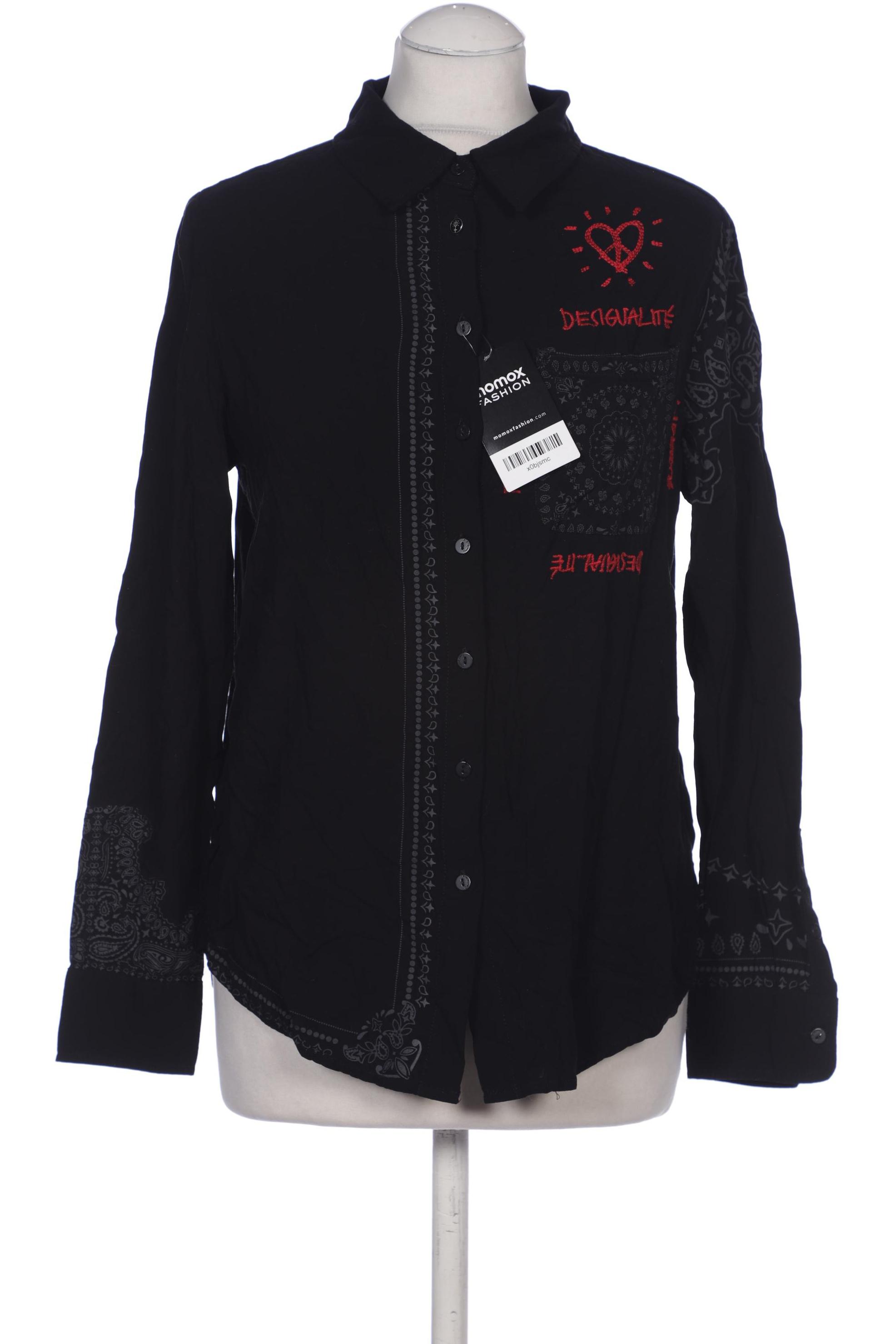 

Desigual Damen Bluse, schwarz, Gr. 38