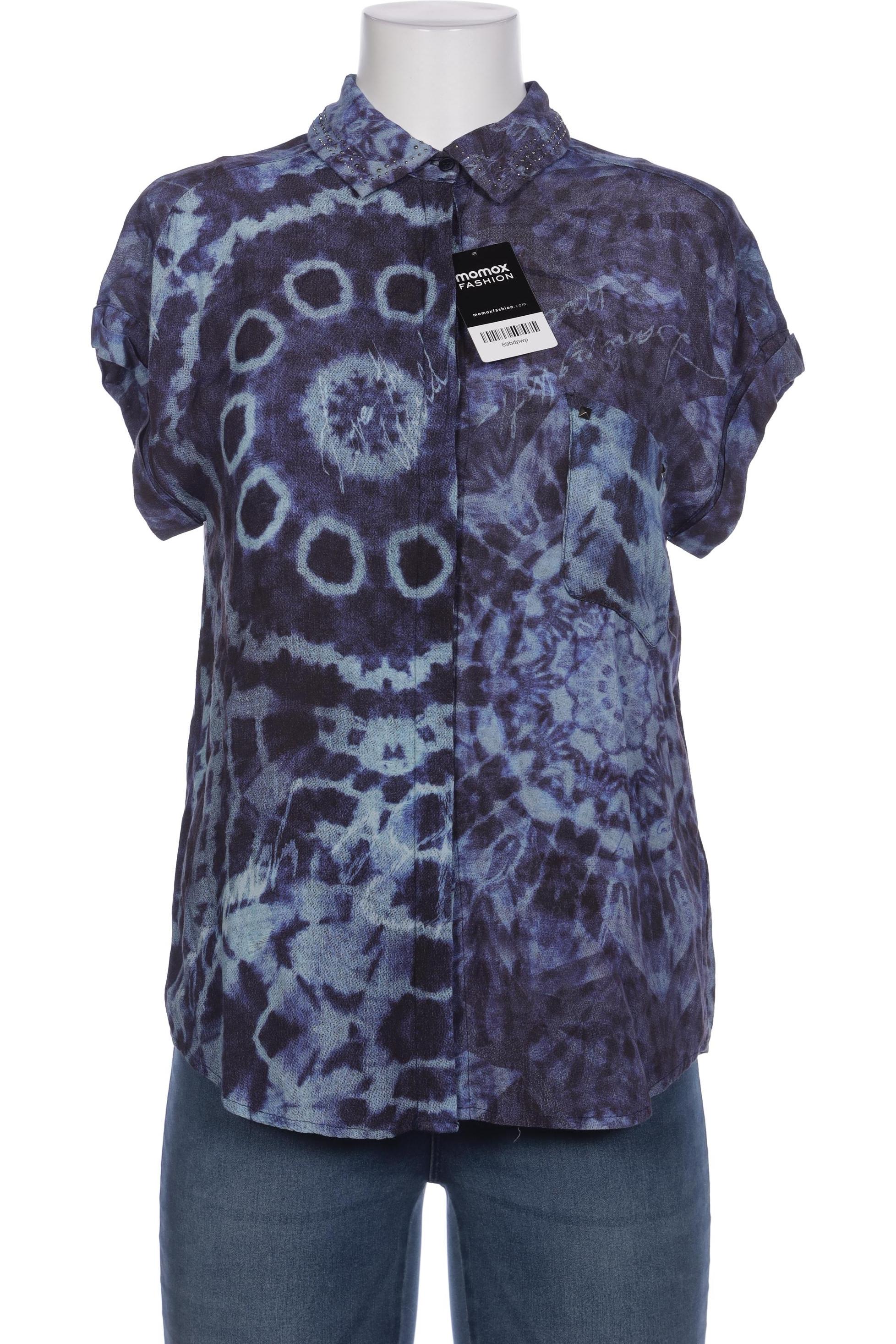 

Desigual Damen Bluse, blau, Gr. 38