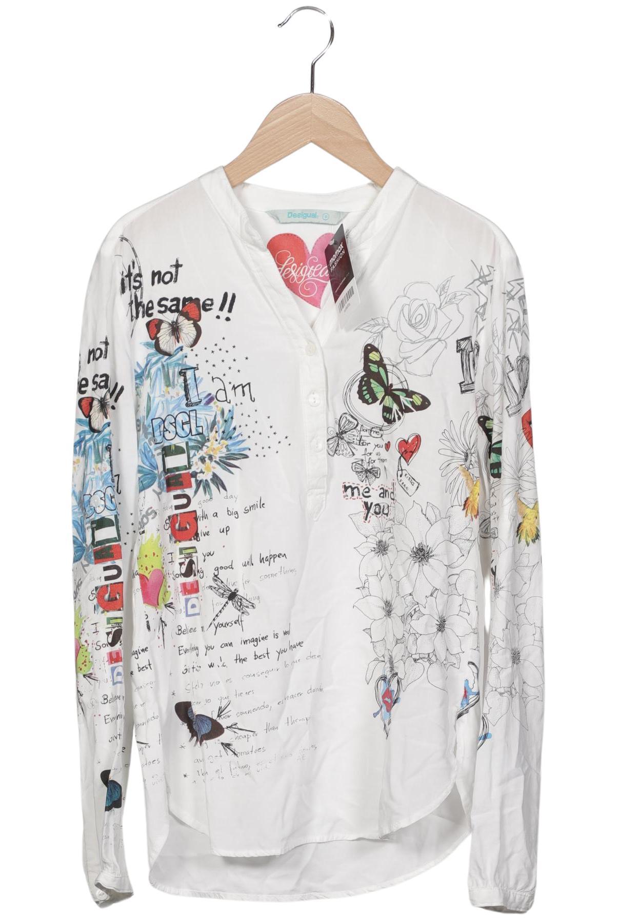 

Desigual Damen Bluse, weiß, Gr. 36
