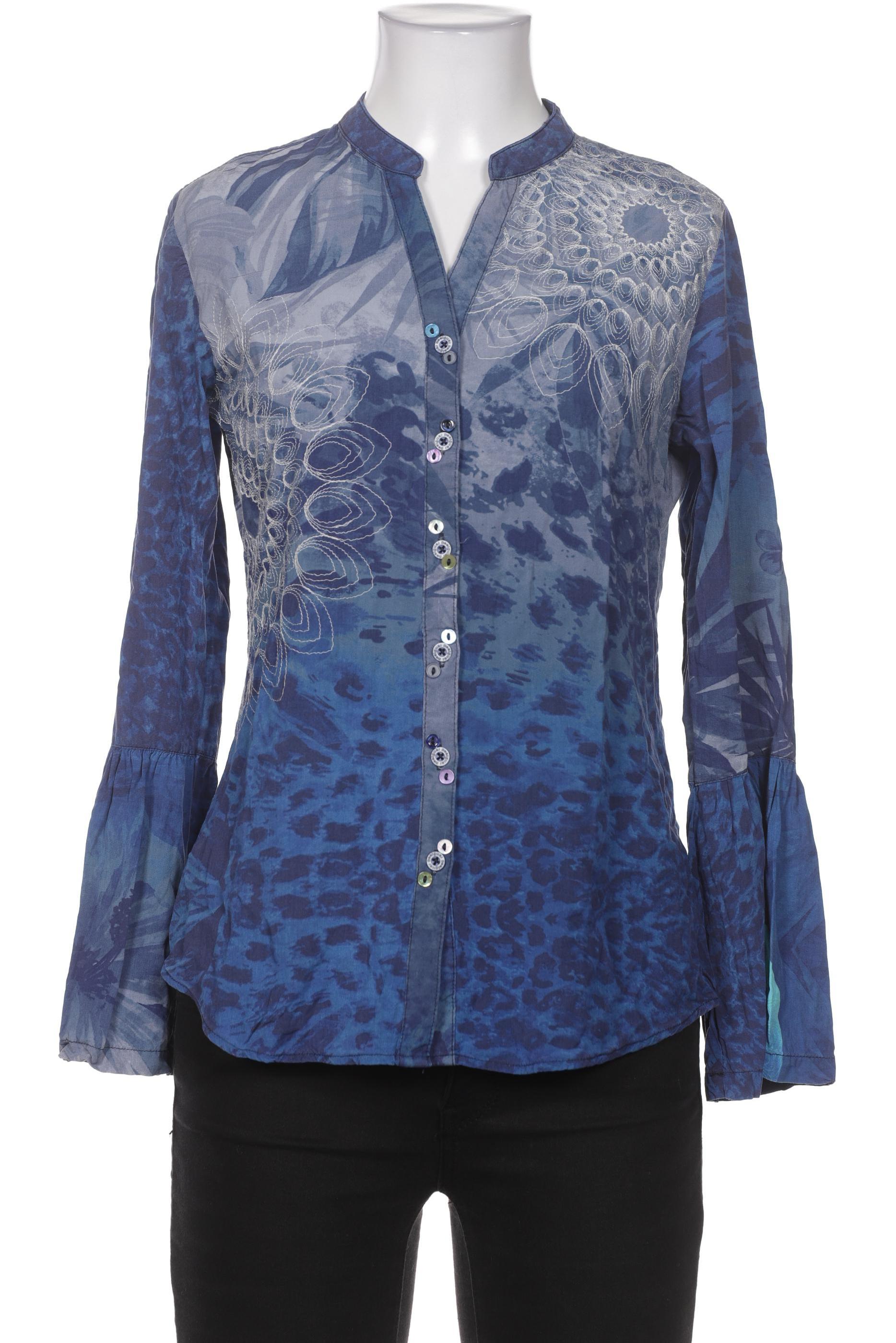 

Desigual Damen Bluse, blau, Gr. 36
