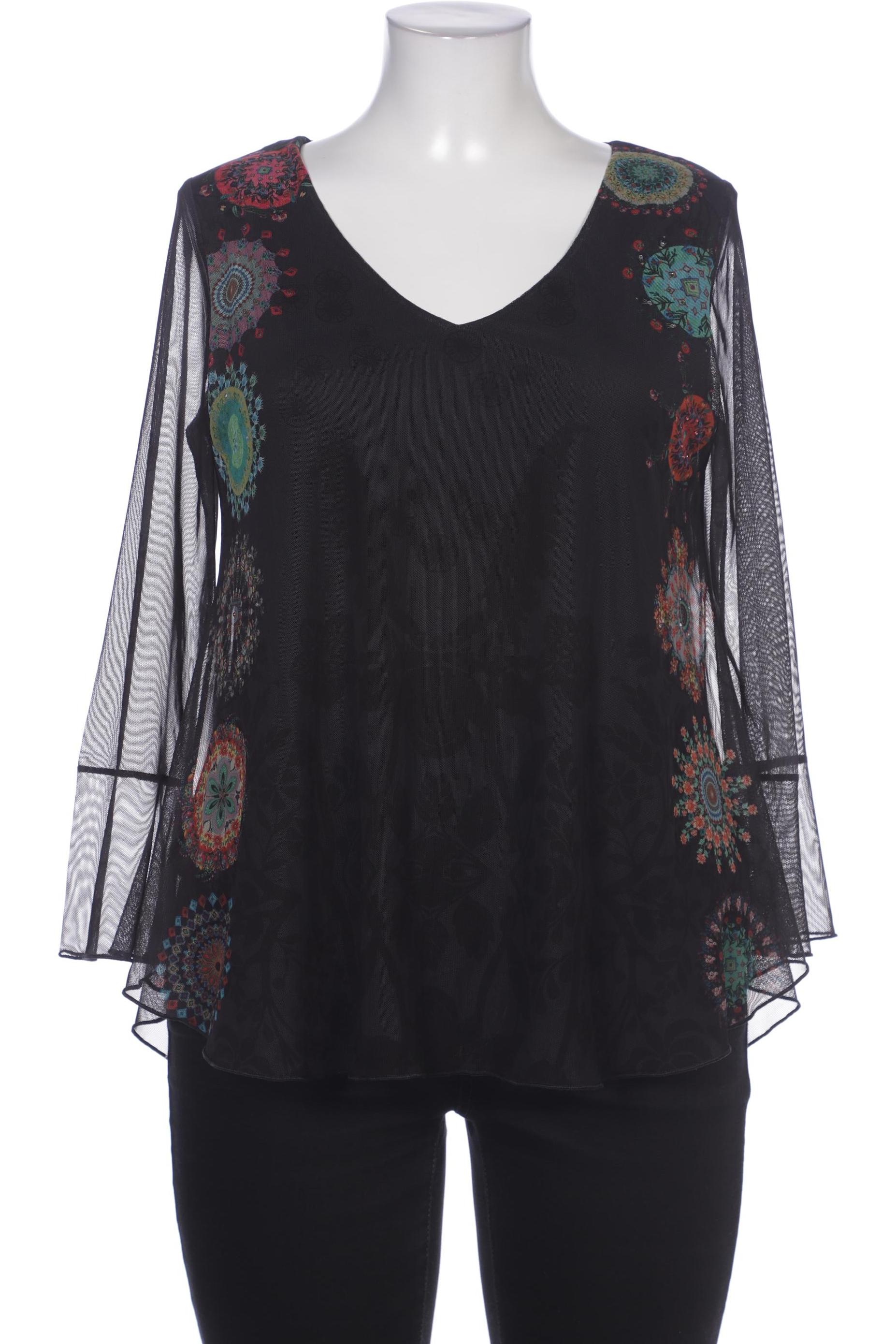 

Desigual Damen Bluse, schwarz, Gr. 44