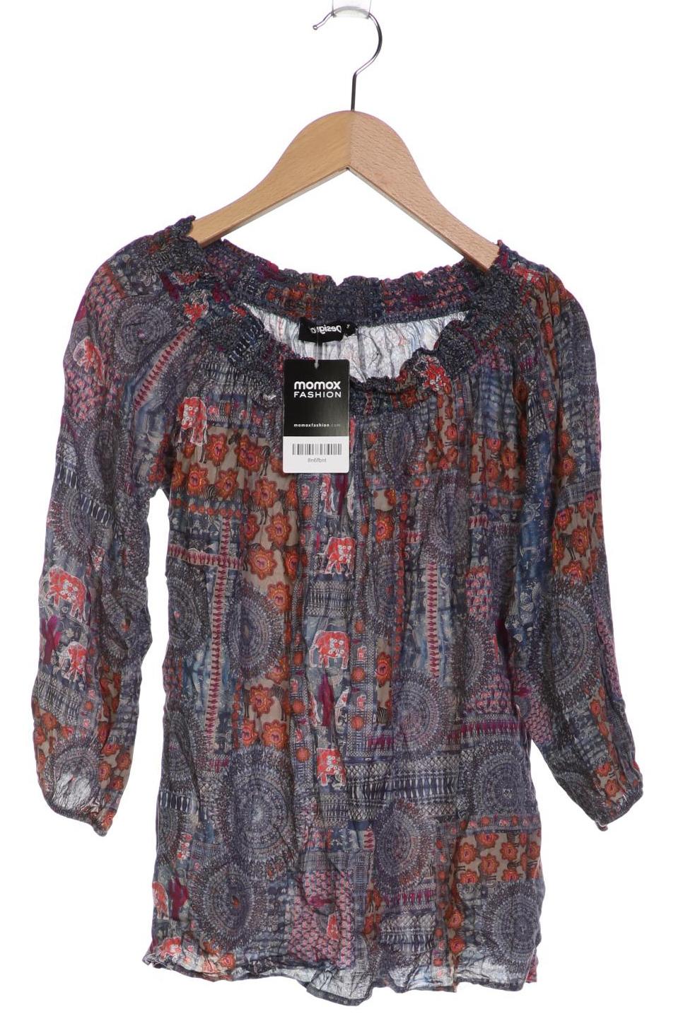 

Desigual Damen Bluse, blau, Gr. 38