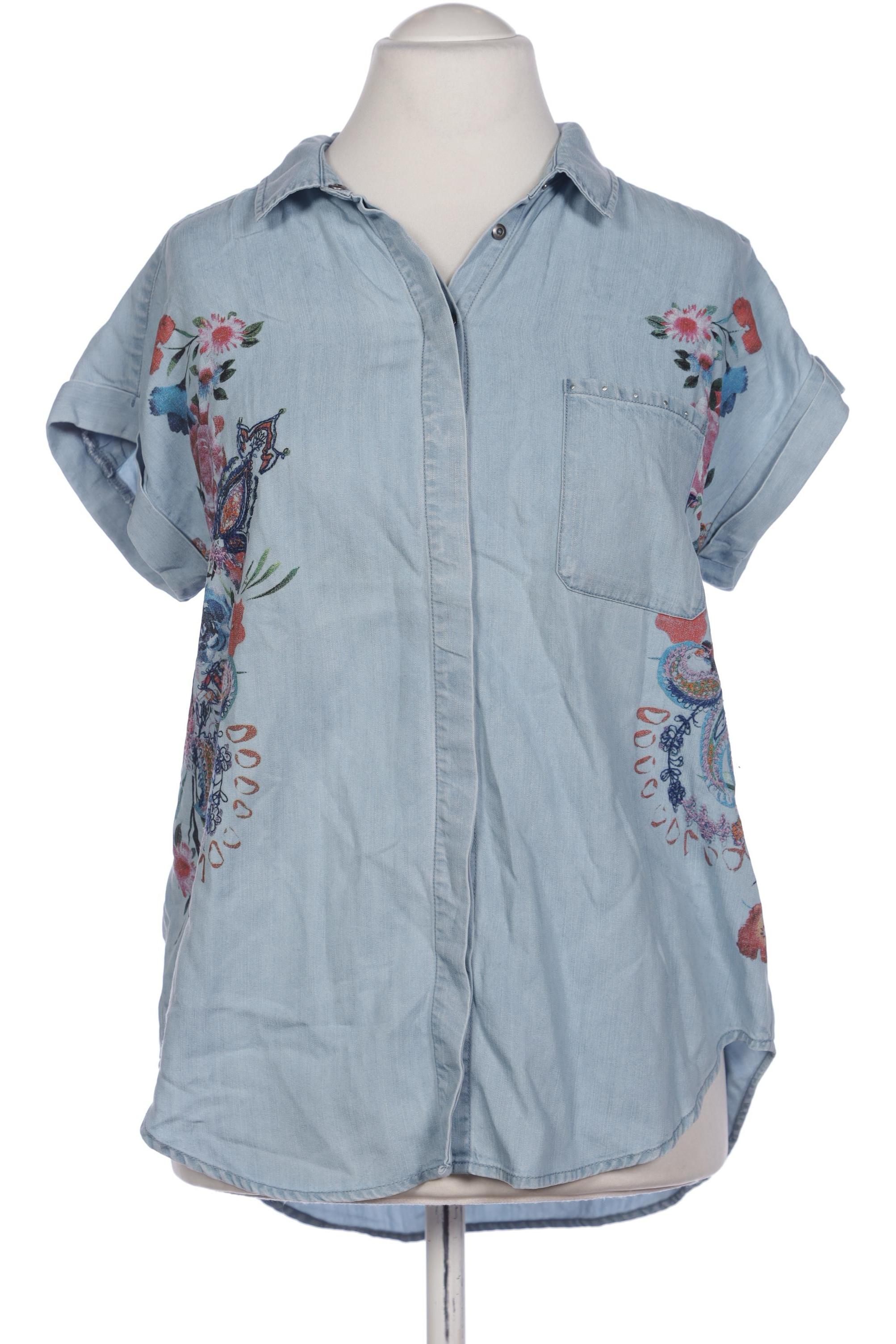 

Desigual Damen Bluse, hellblau, Gr. 42
