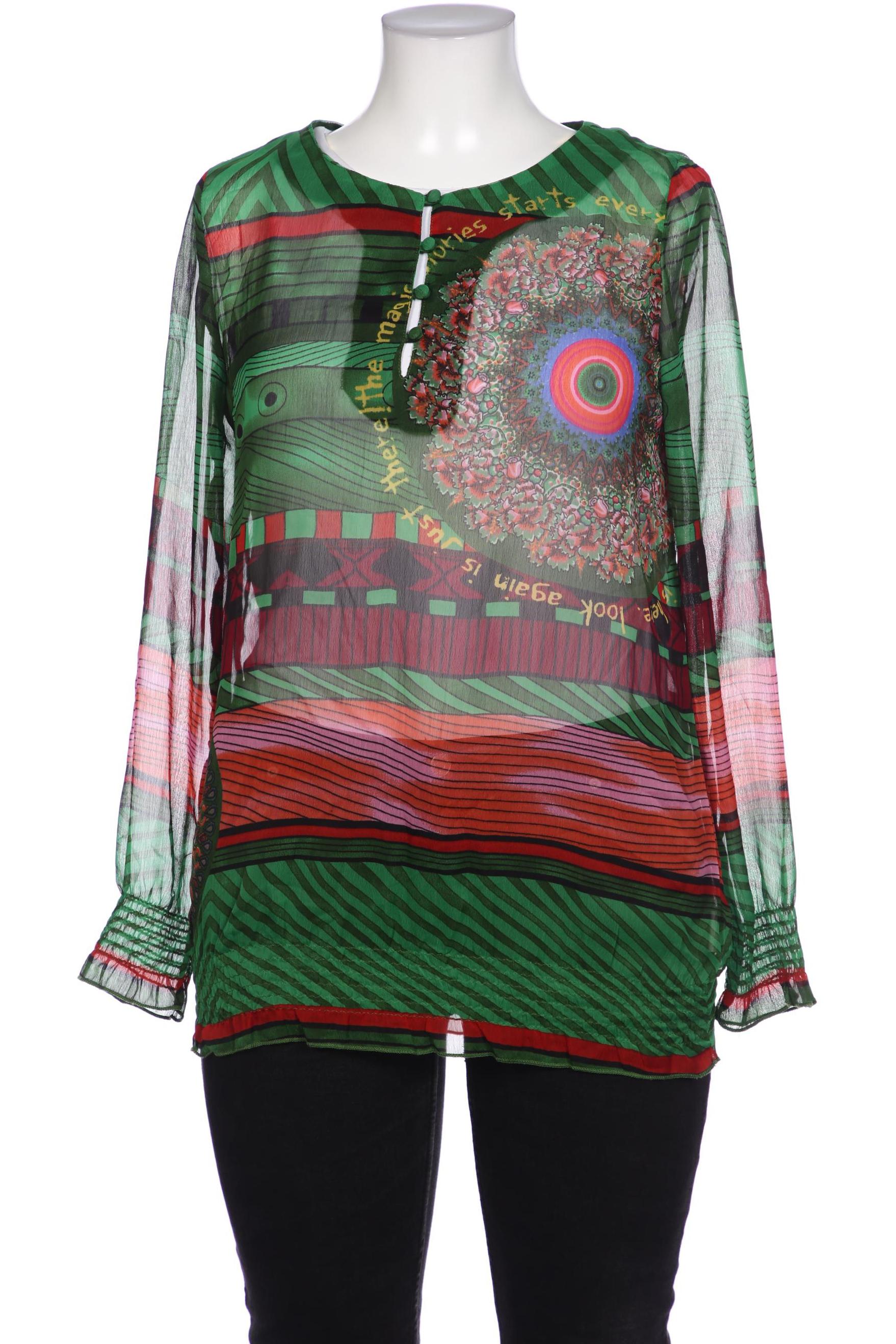 

Desigual Damen Bluse, grün, Gr. 44