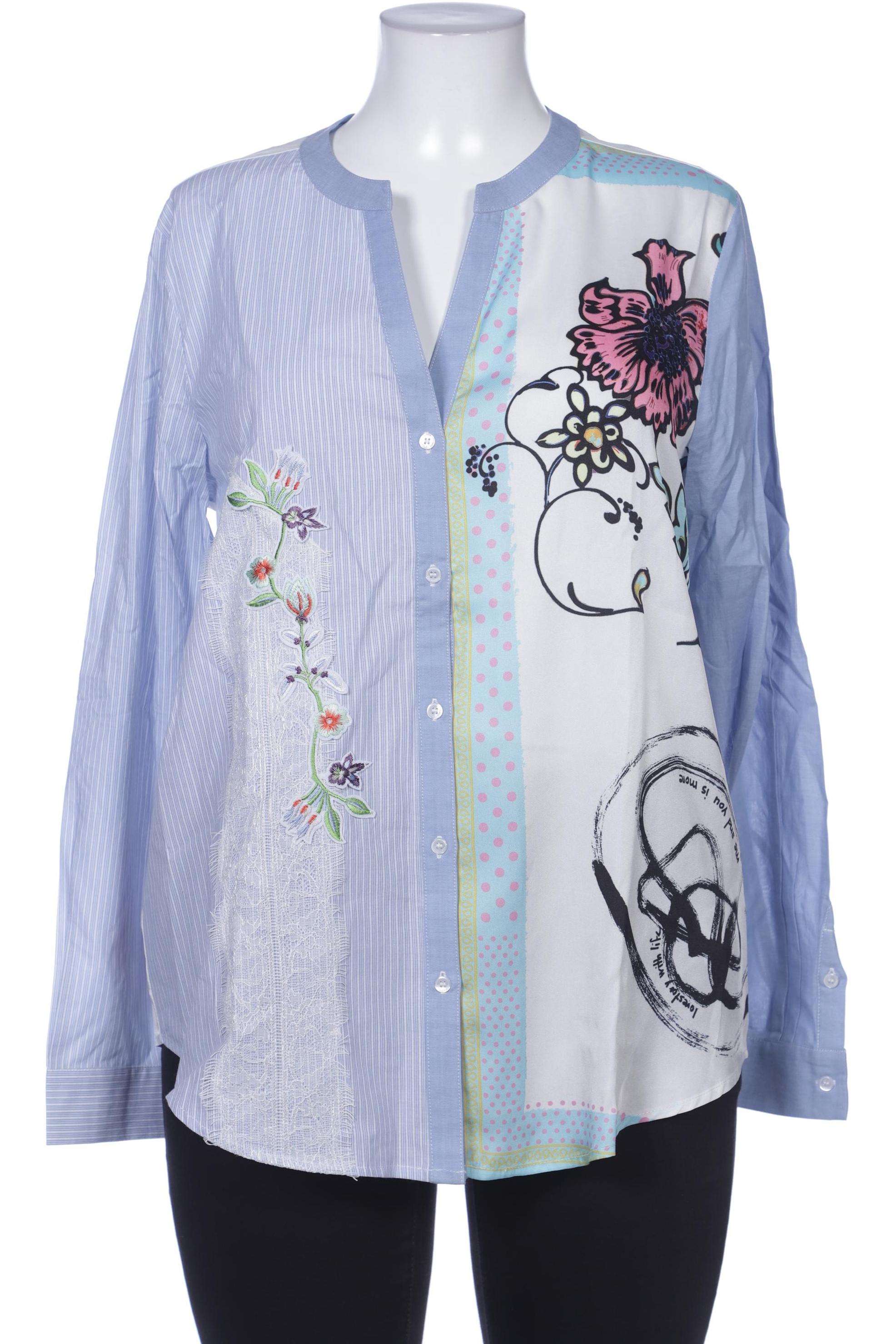 

Desigual Damen Bluse, hellblau, Gr. 46