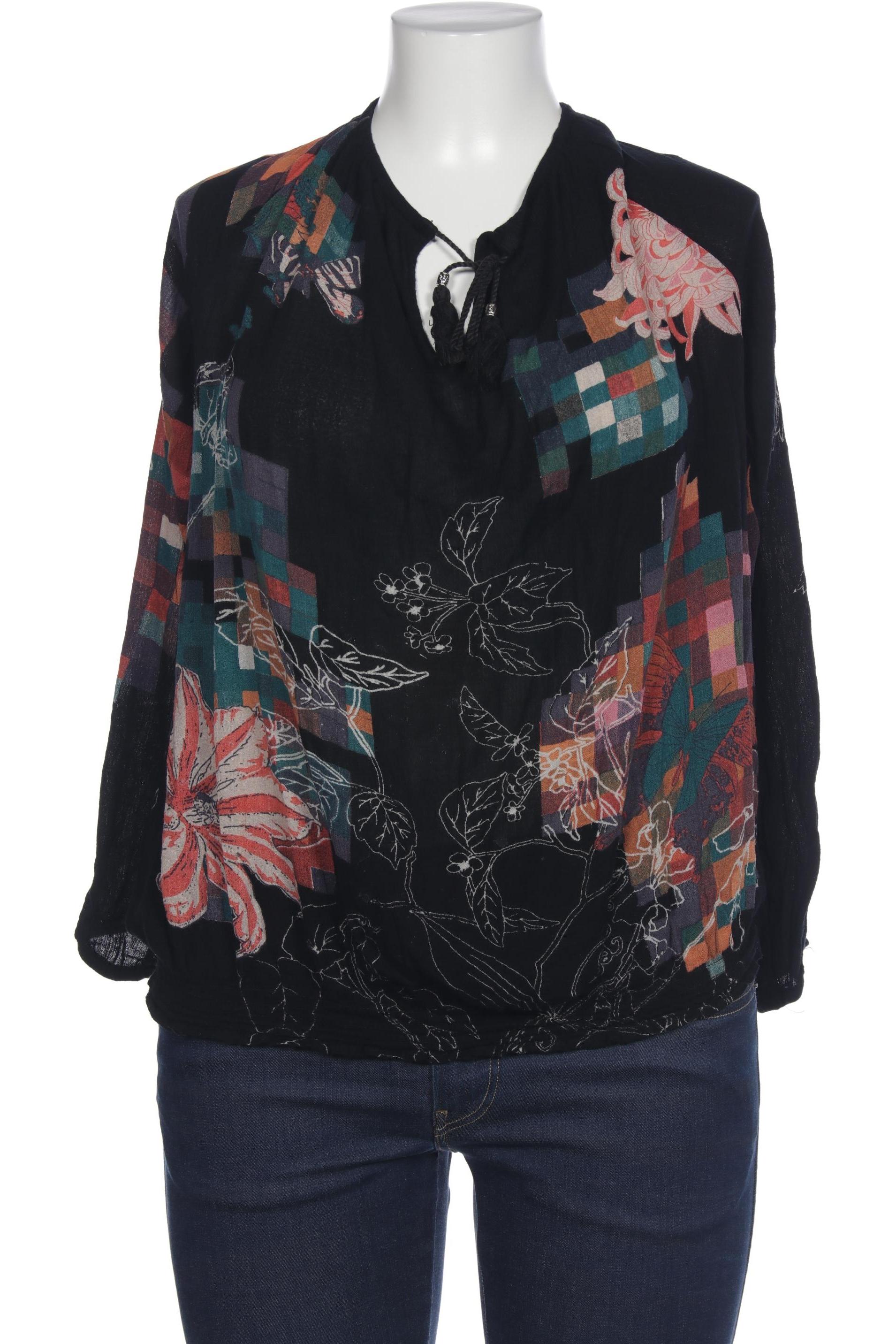 

Desigual Damen Bluse, schwarz, Gr. 46