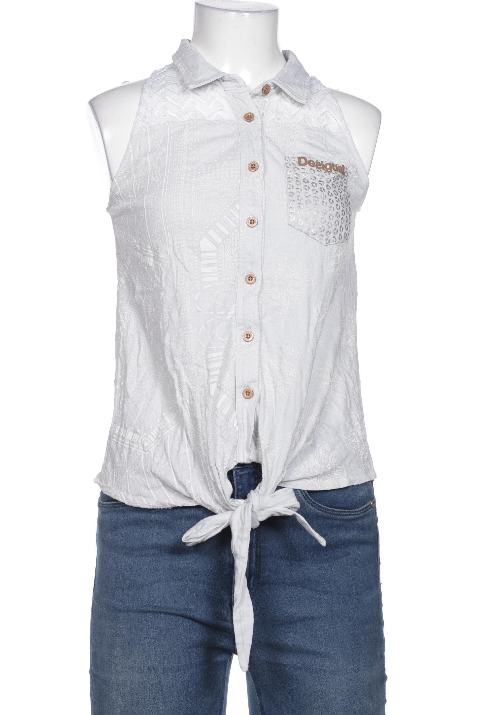 

Desigual Damen Bluse, weiß, Gr. 36