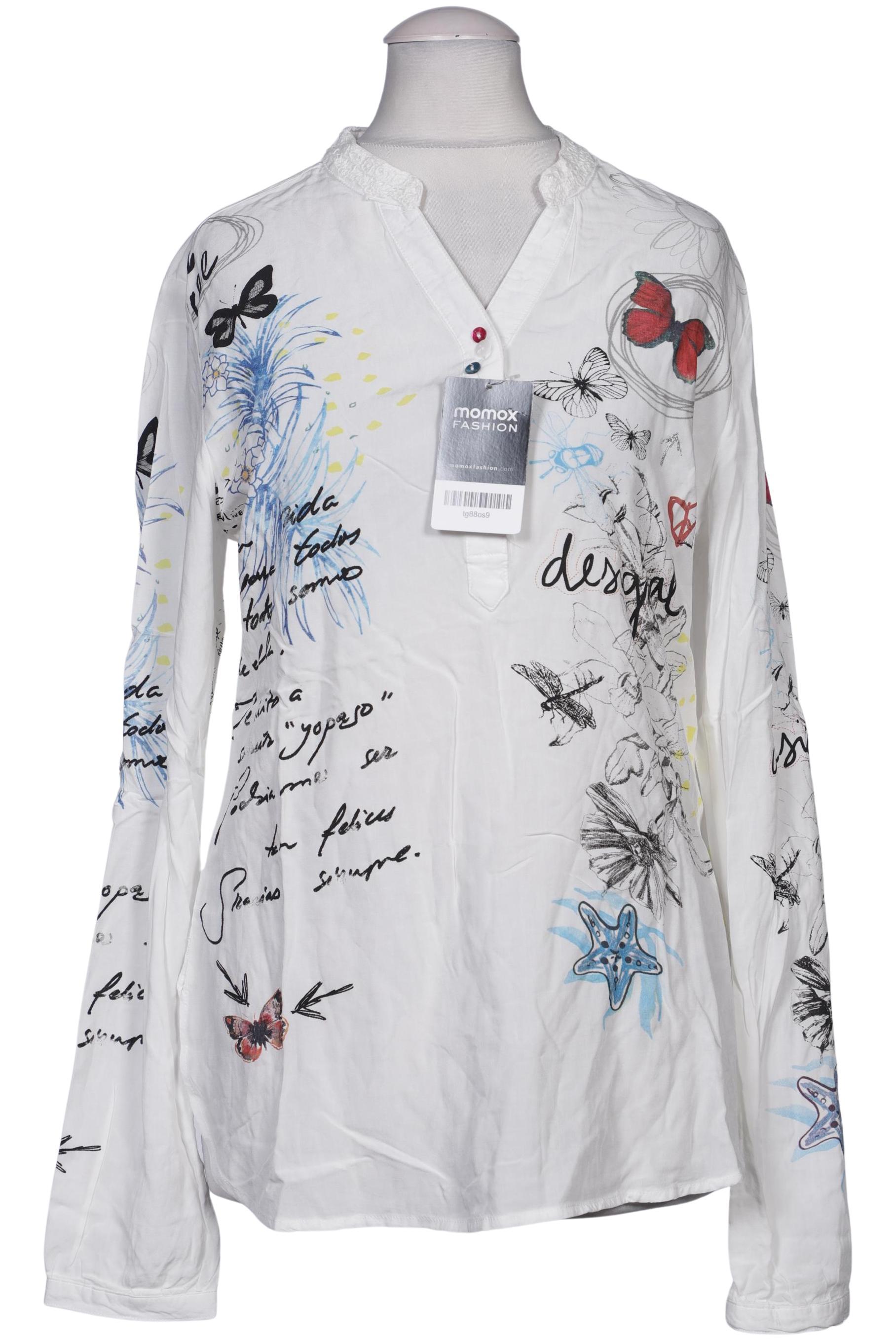 

Desigual Damen Bluse, weiß, Gr. 34