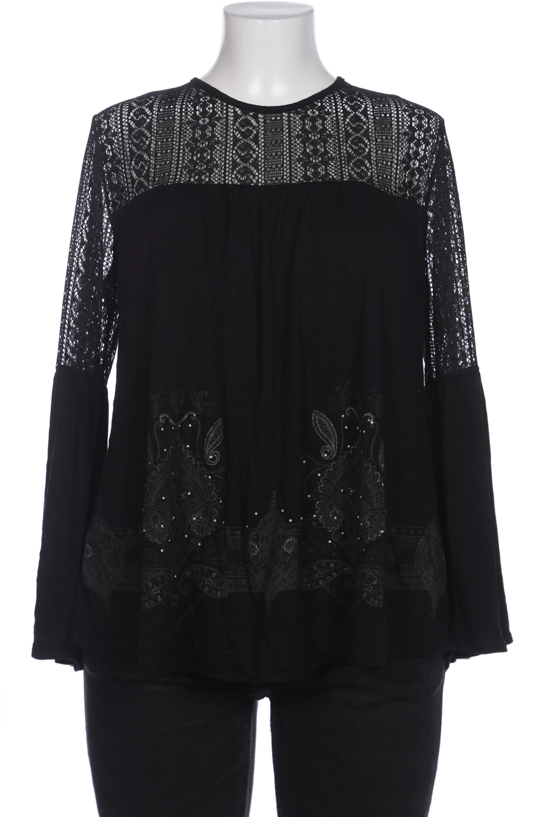 

Desigual Damen Bluse, schwarz, Gr. 44