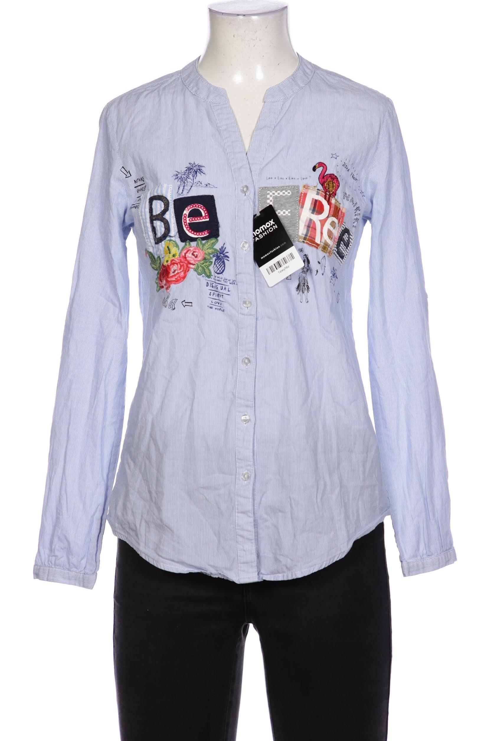 

Desigual Damen Bluse, hellblau, Gr. 34