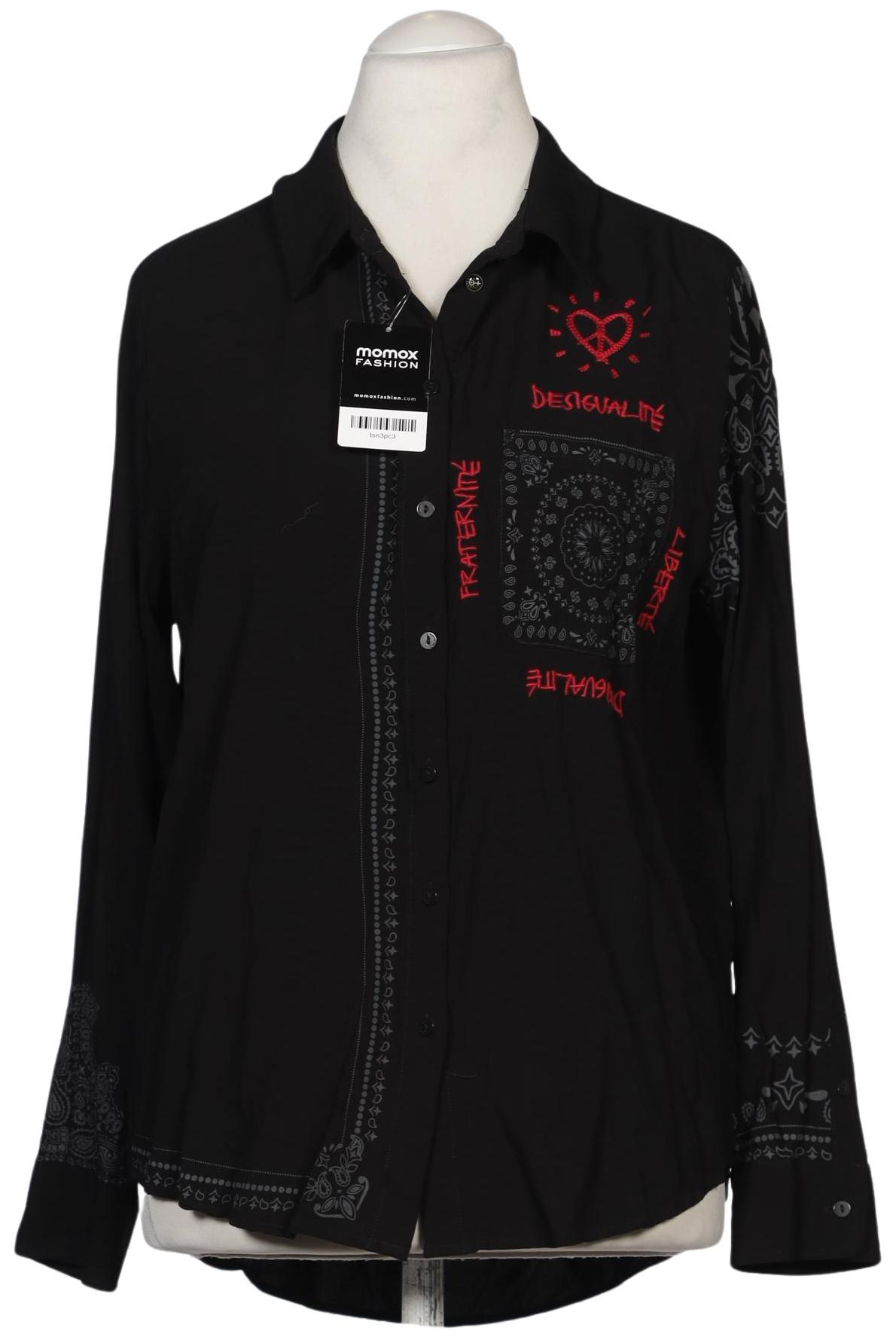 

Desigual Damen Bluse, schwarz, Gr. 46