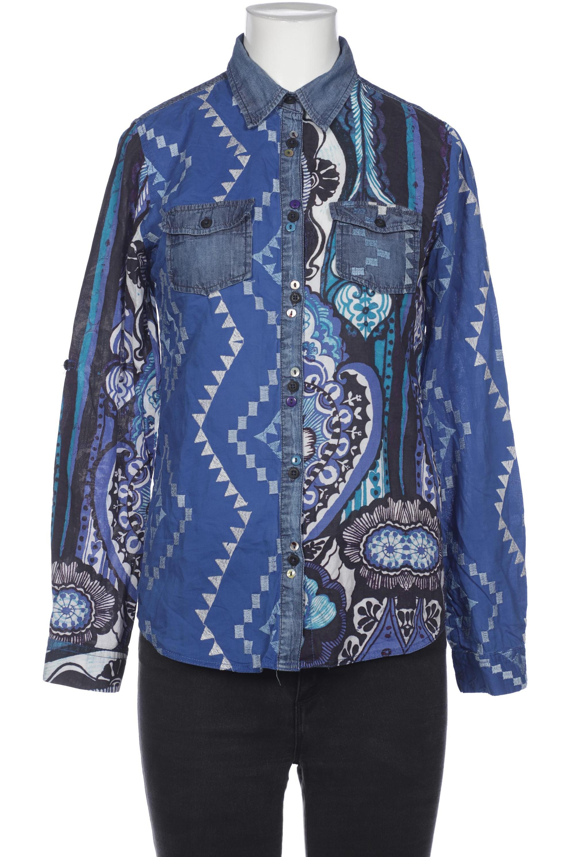 

Desigual Damen Bluse, blau