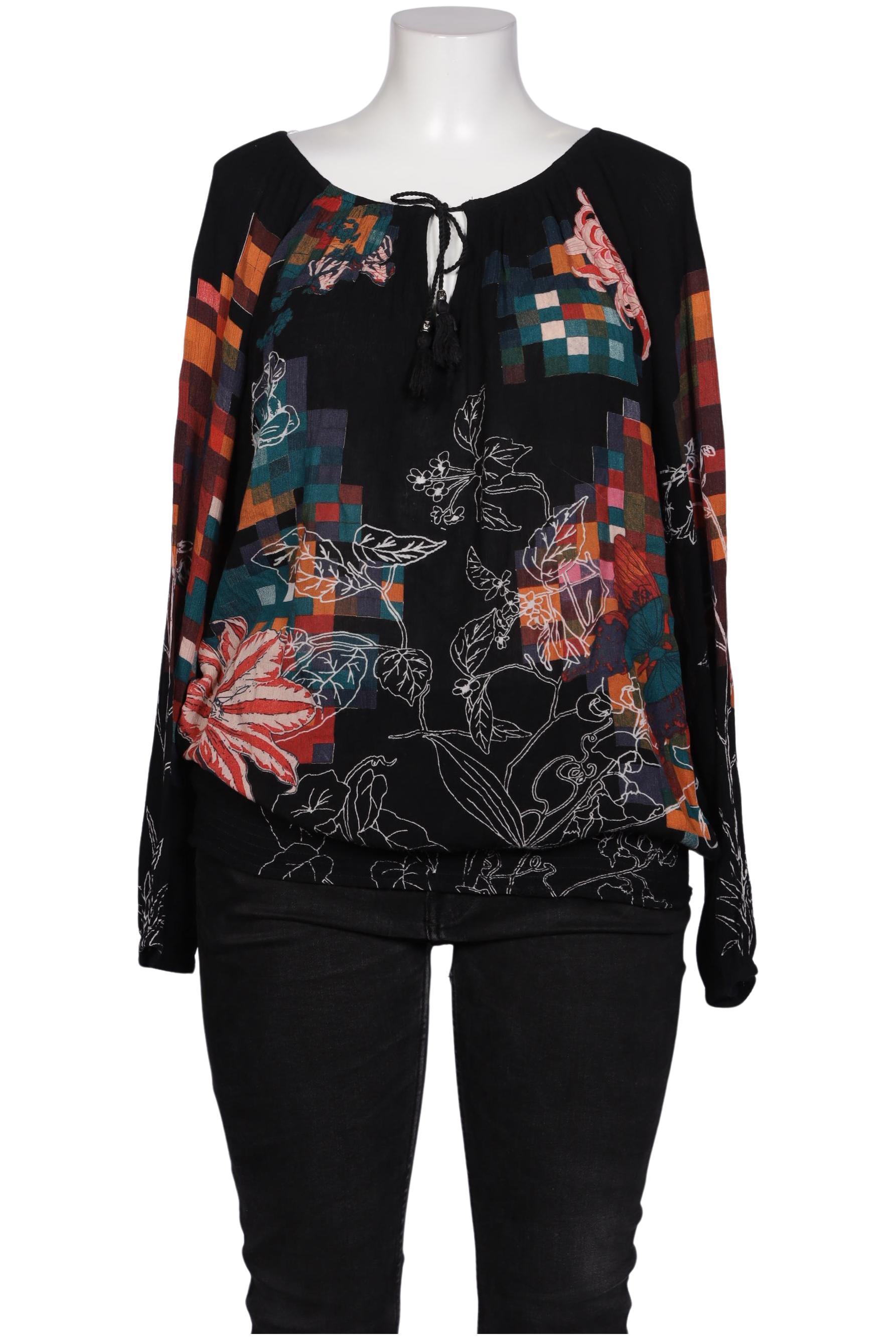 

Desigual Damen Bluse, schwarz, Gr. 46