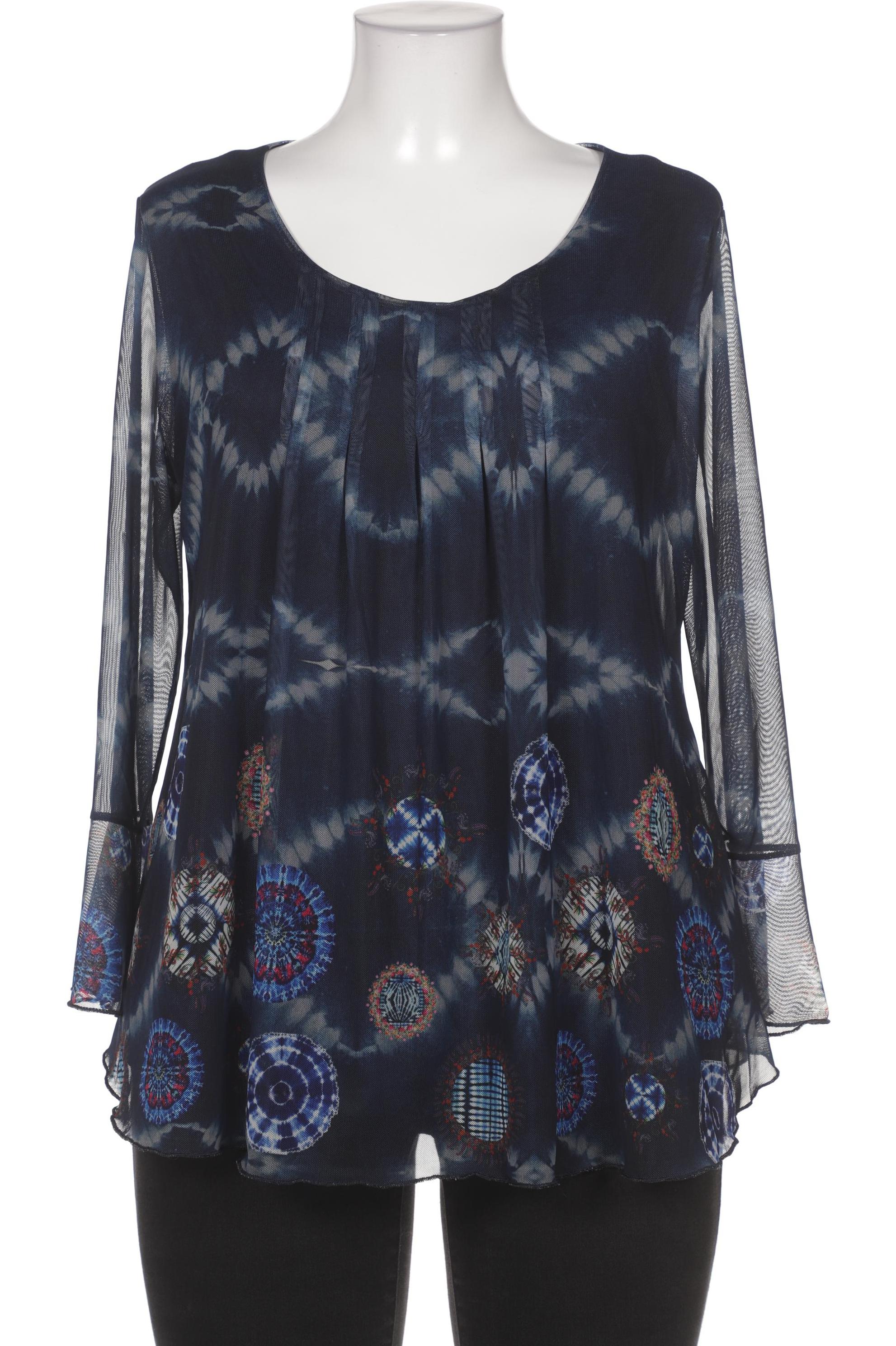 

Desigual Damen Bluse, marineblau, Gr. 46