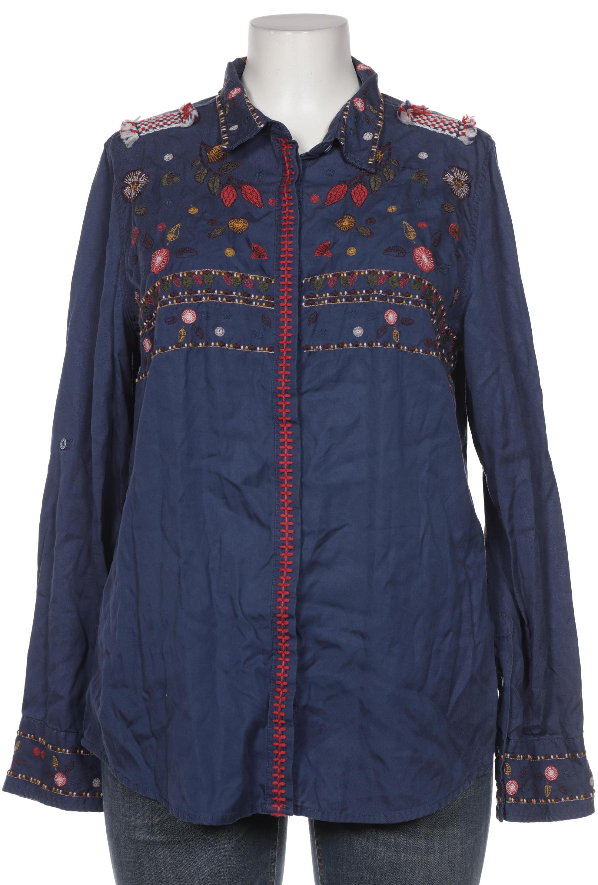 

Desigual Damen Bluse, marineblau, Gr. 46