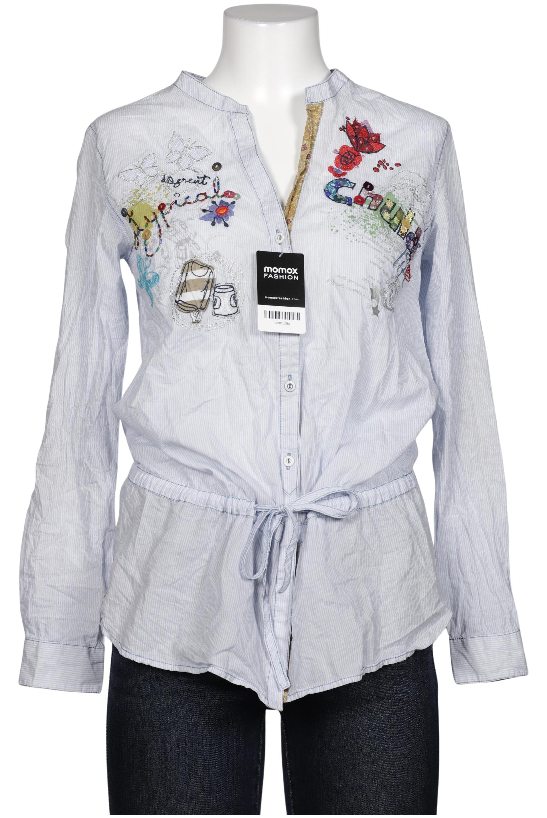

Desigual Damen Bluse, hellblau, Gr. 38