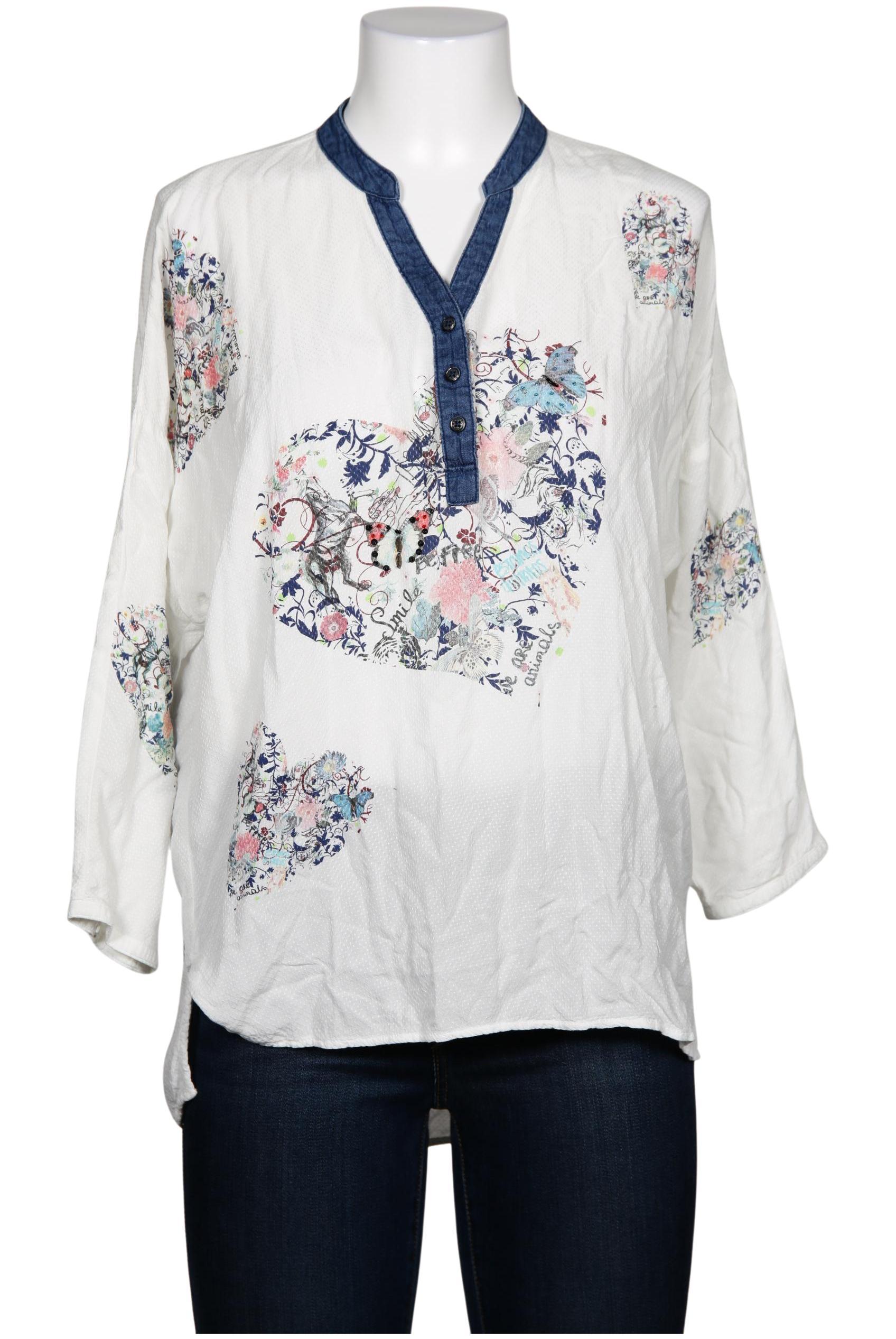 

Desigual Damen Bluse, weiß, Gr. 42