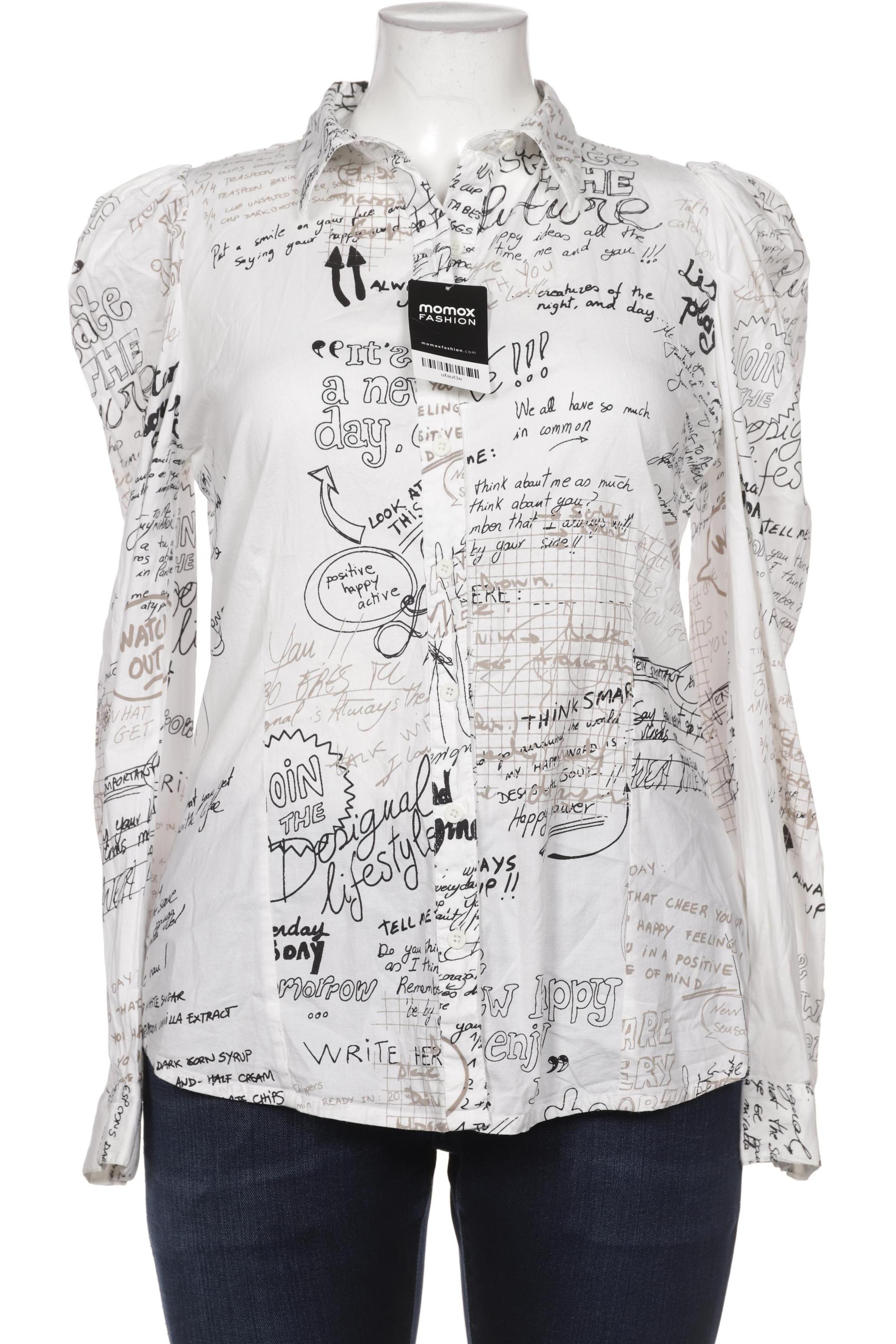

Desigual Damen Bluse, weiß, Gr. 42