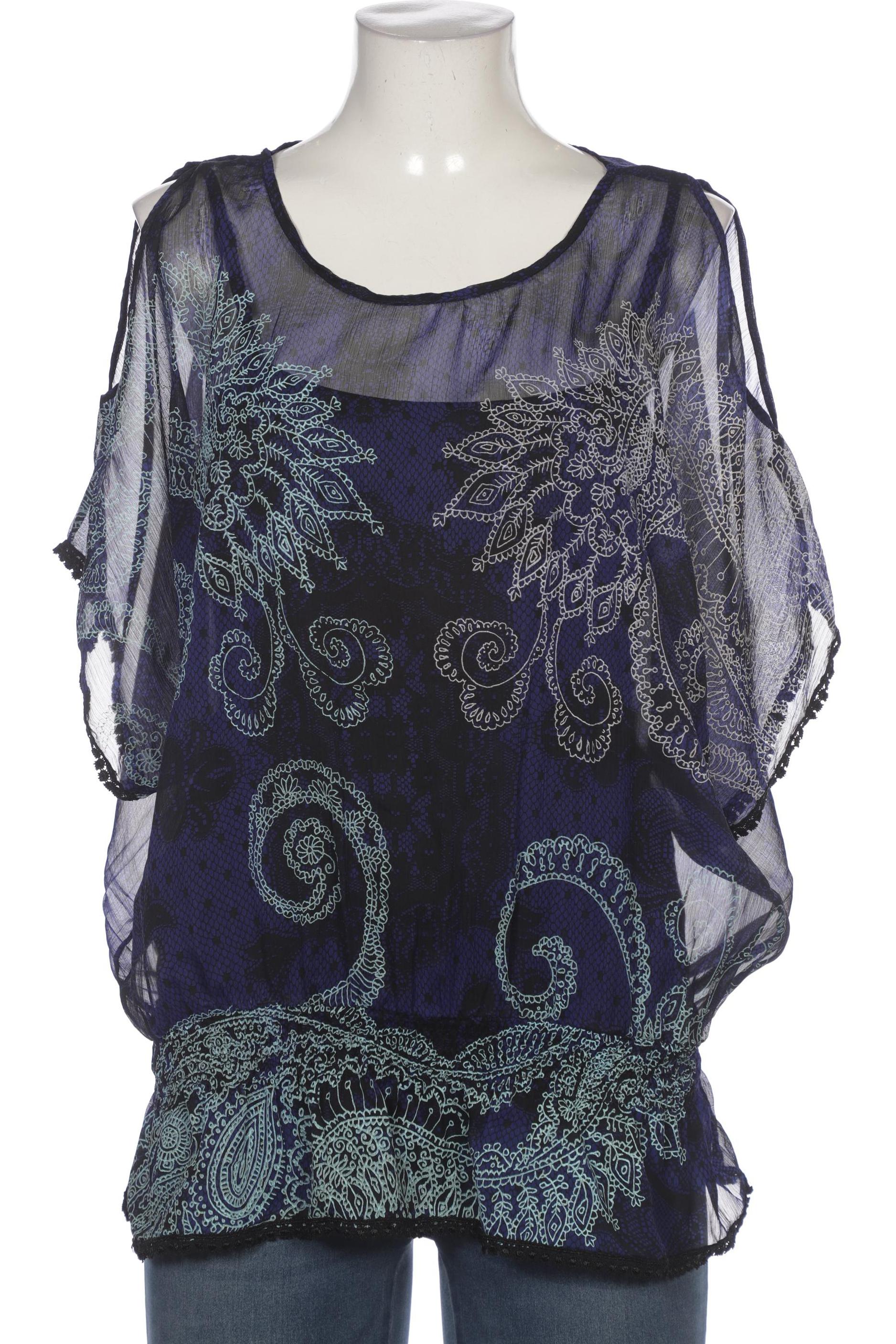 

Desigual Damen Bluse, marineblau, Gr. 38