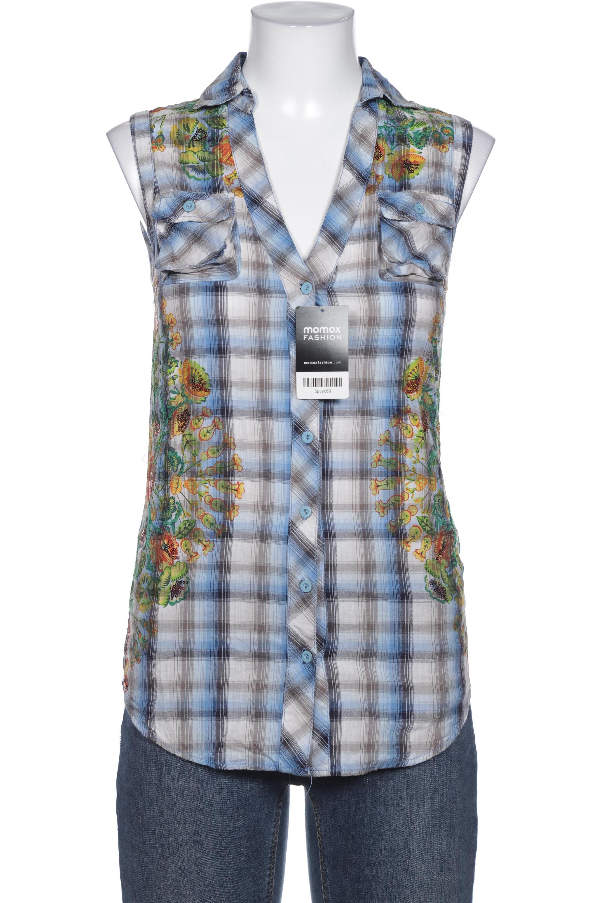 

Desigual Damen Bluse, blau, Gr. 36