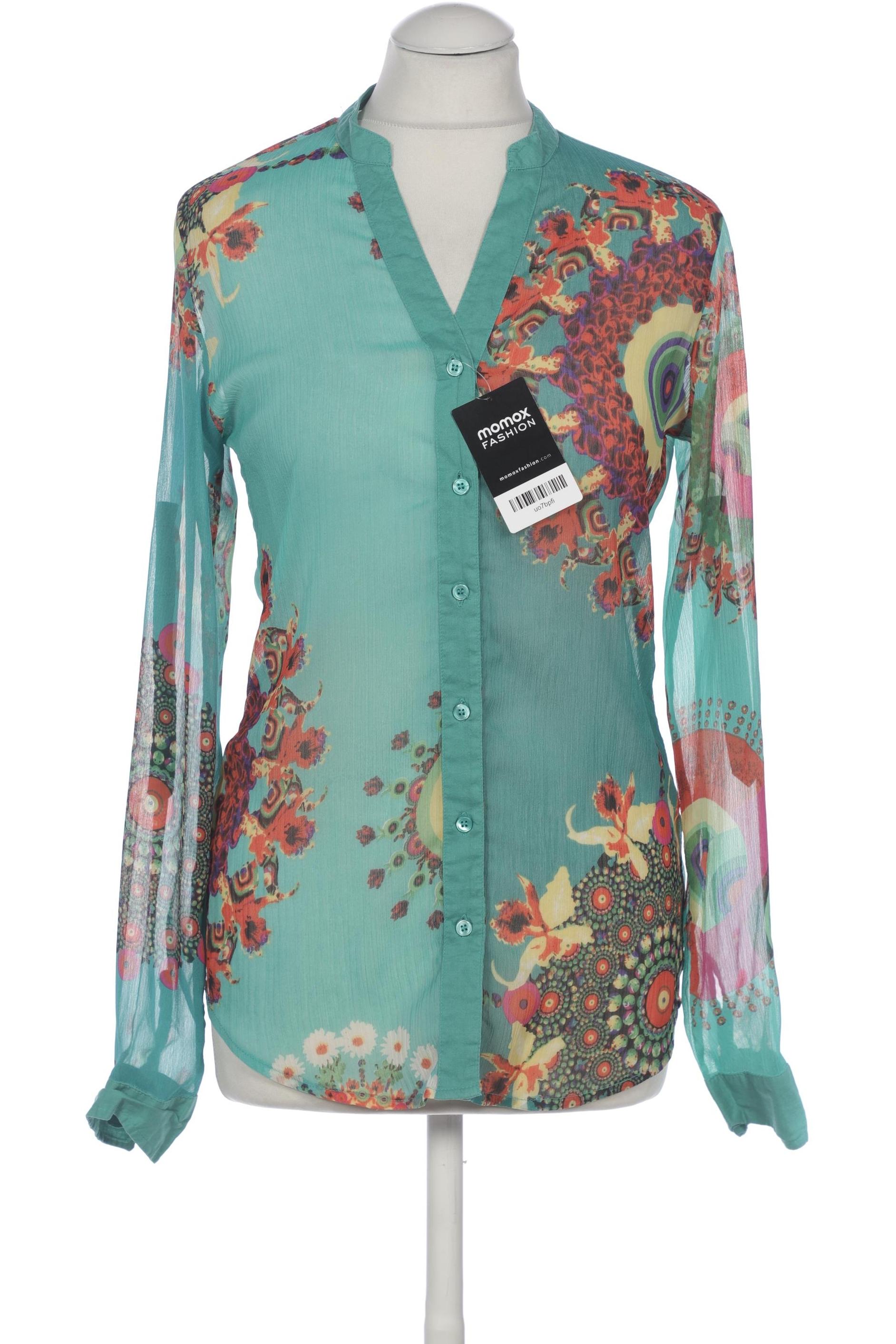 

Desigual Damen Bluse, türkis, Gr. 38