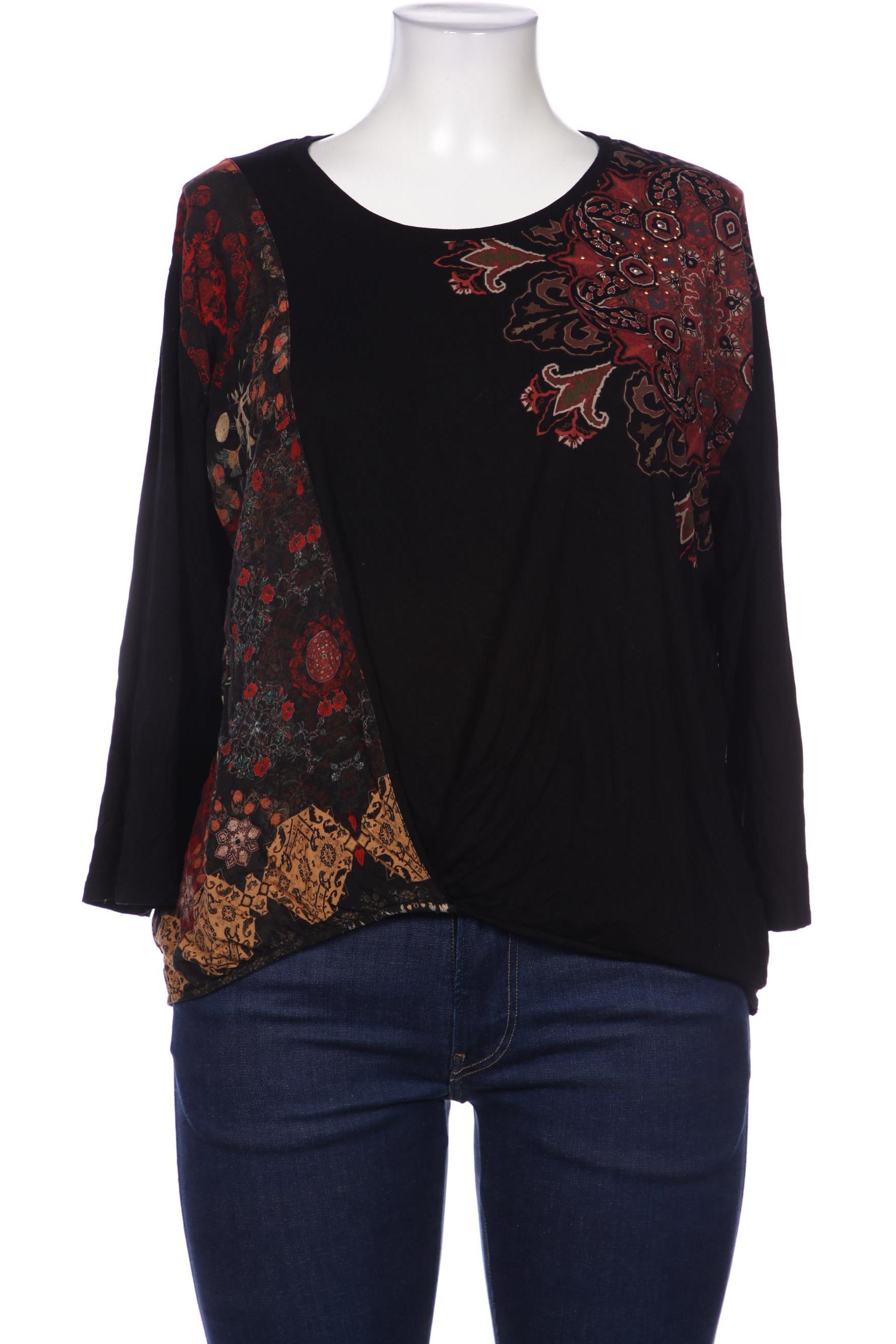 

Desigual Damen Bluse, schwarz, Gr. 46