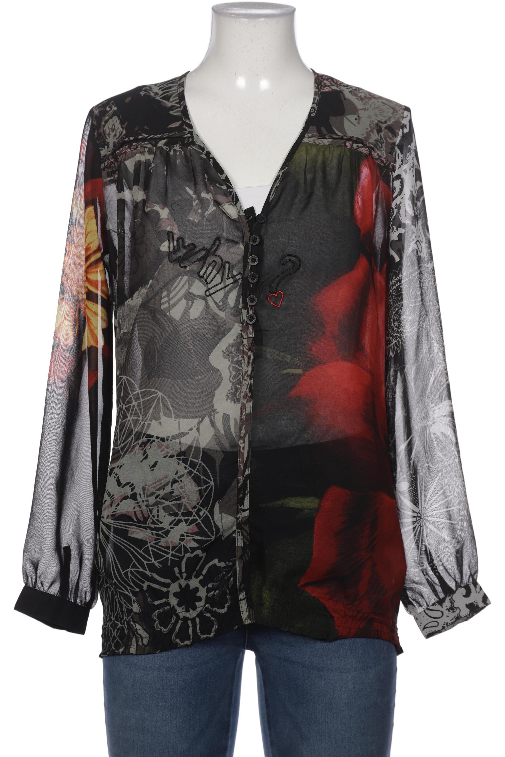 

Desigual Damen Bluse, schwarz, Gr. 42