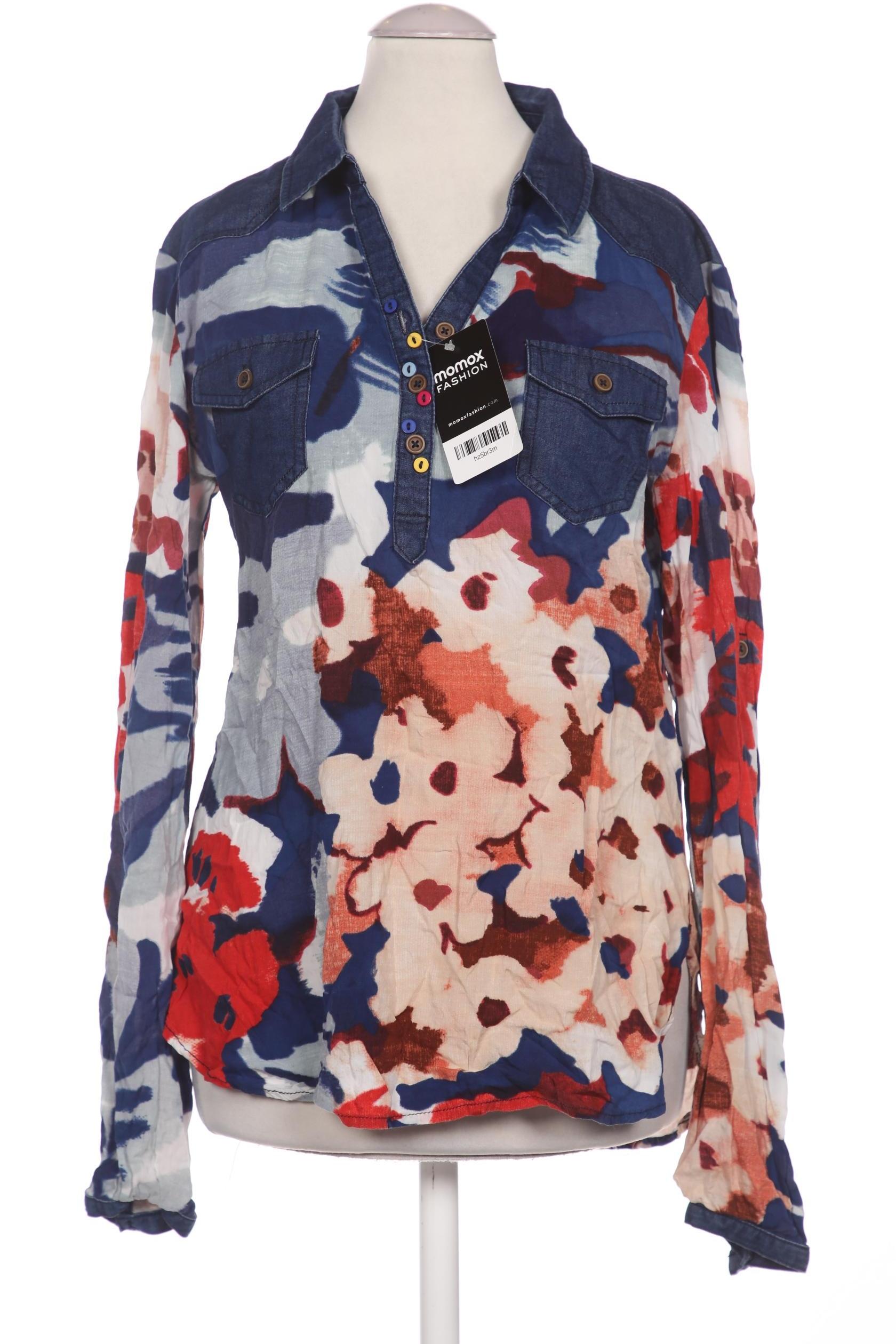 

Desigual Damen Bluse, blau, Gr. 36