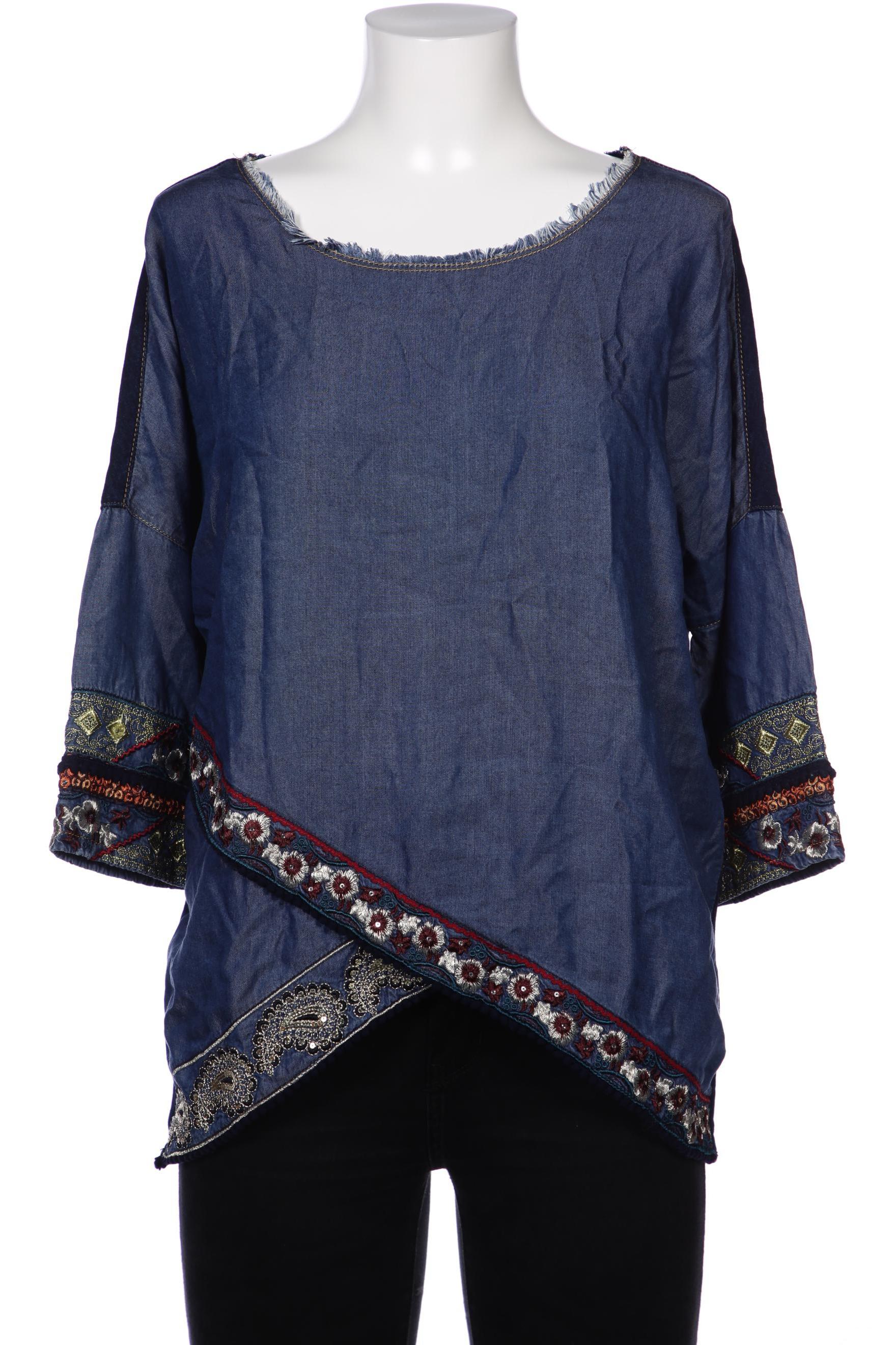 

Desigual Damen Bluse, blau, Gr. 42