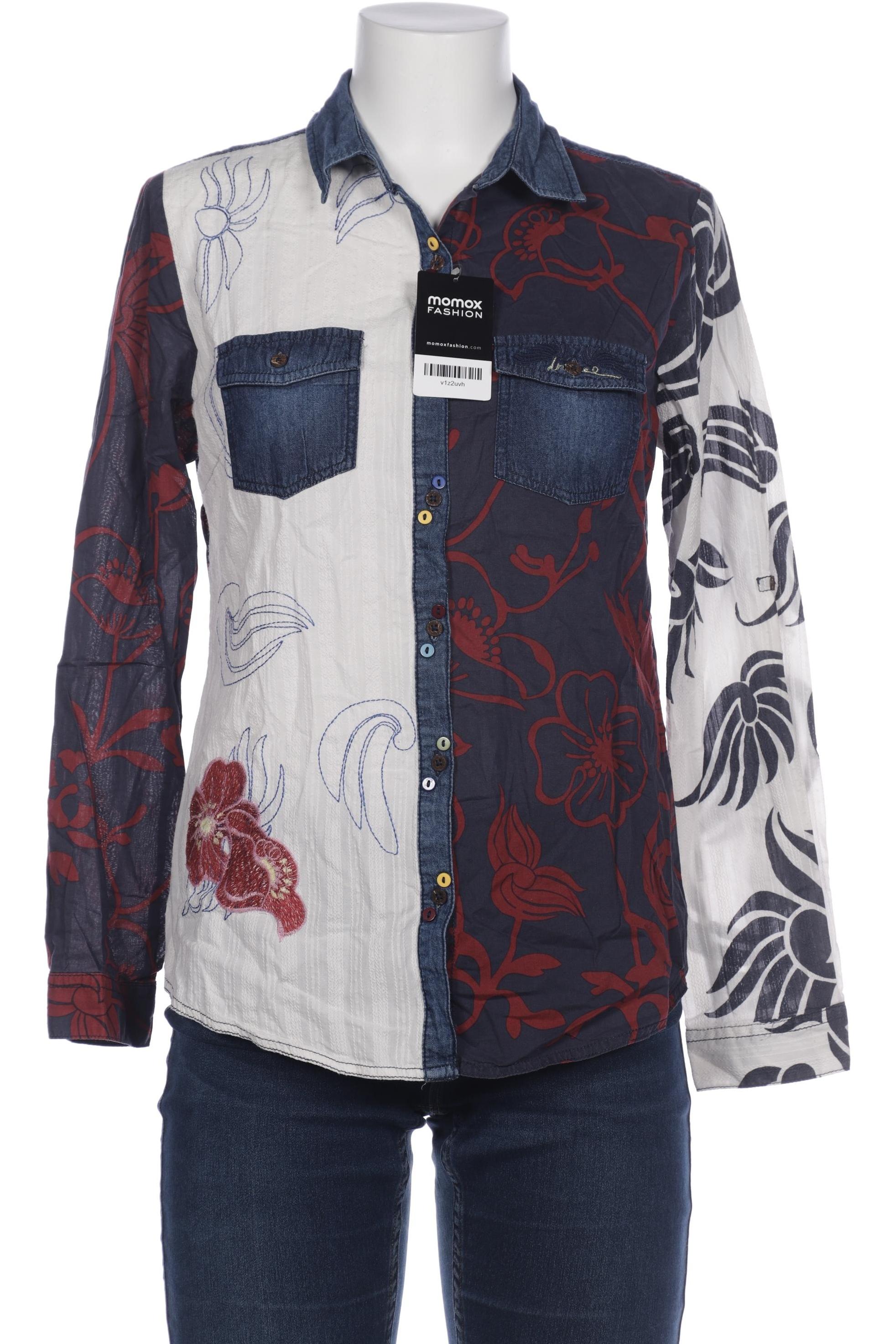

Desigual Damen Bluse, marineblau, Gr. 42