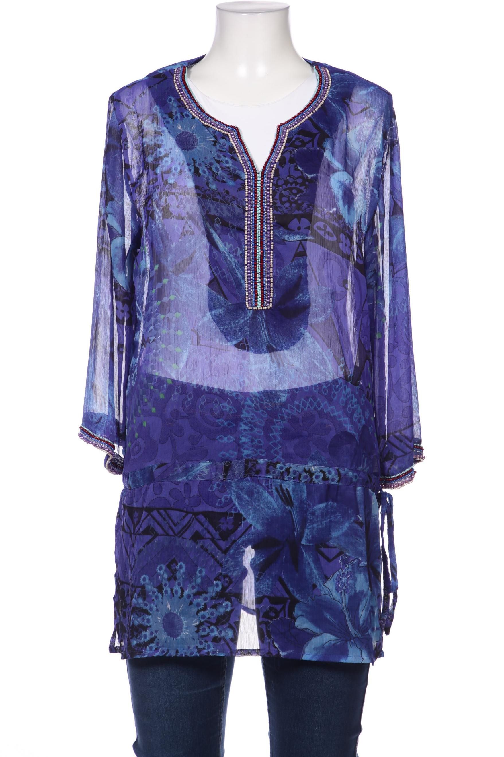 

Desigual Damen Bluse, blau, Gr. 38