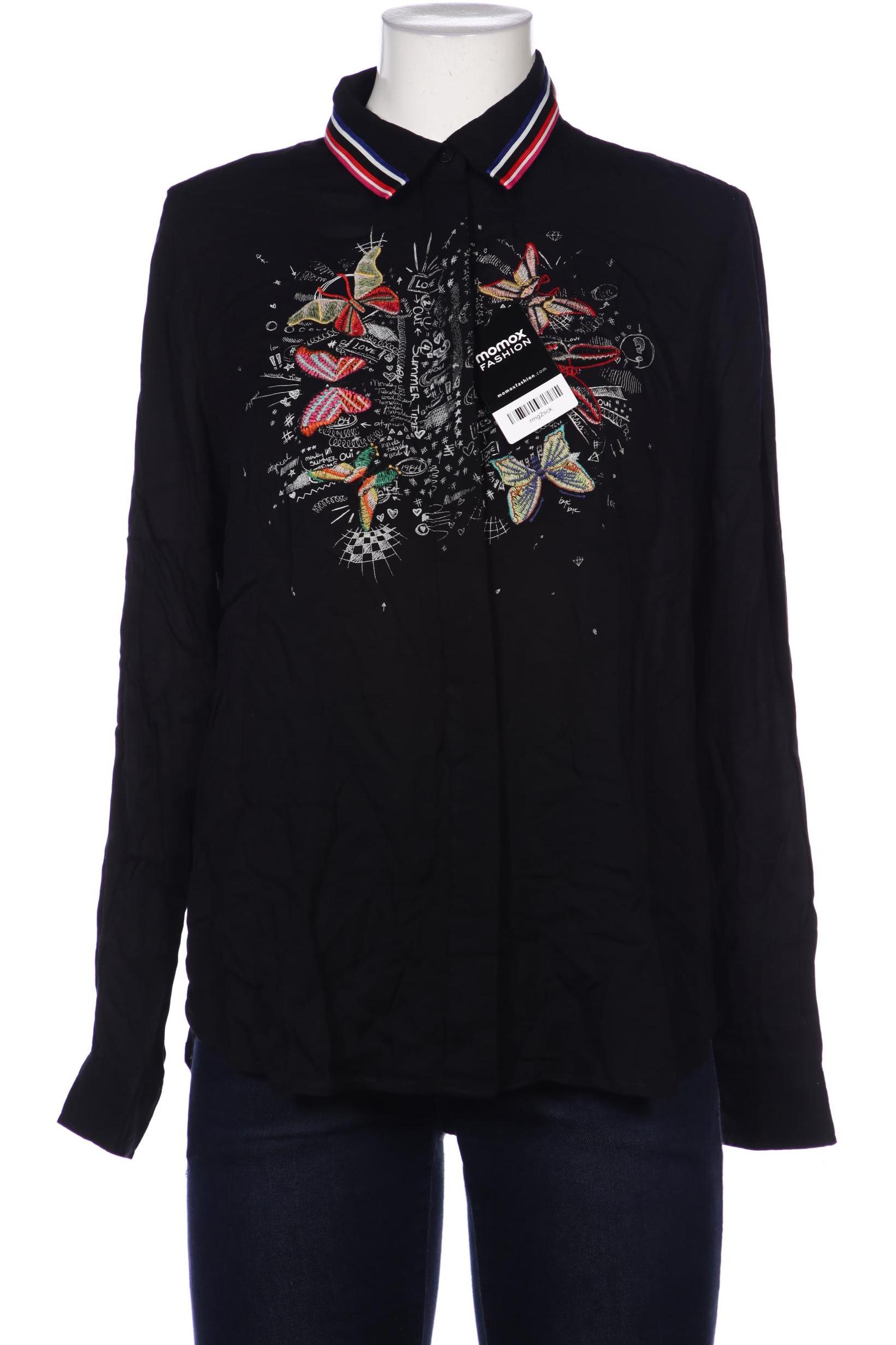 

Desigual Damen Bluse, schwarz, Gr. 42