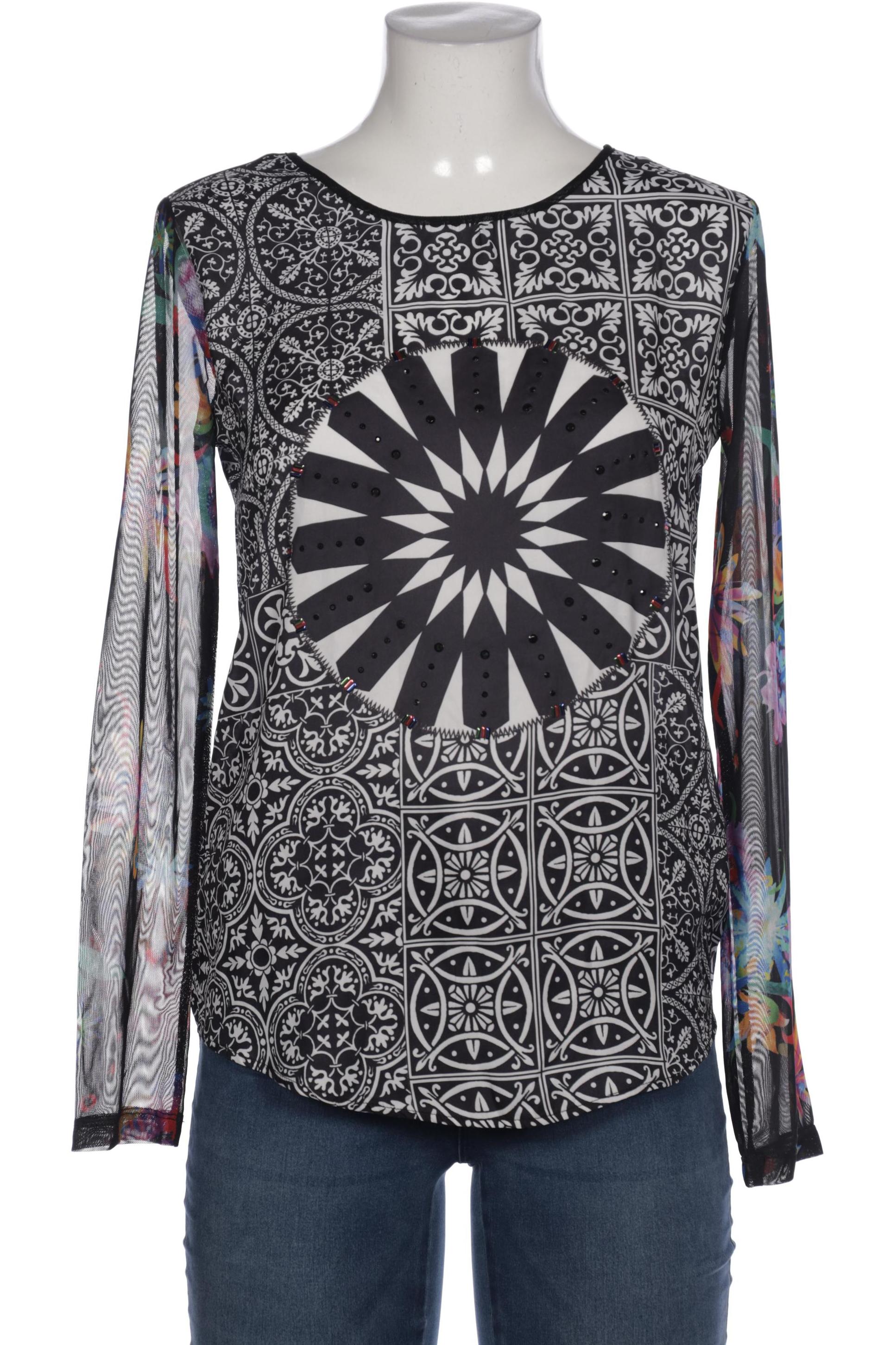 

Desigual Damen Bluse, schwarz, Gr. 42