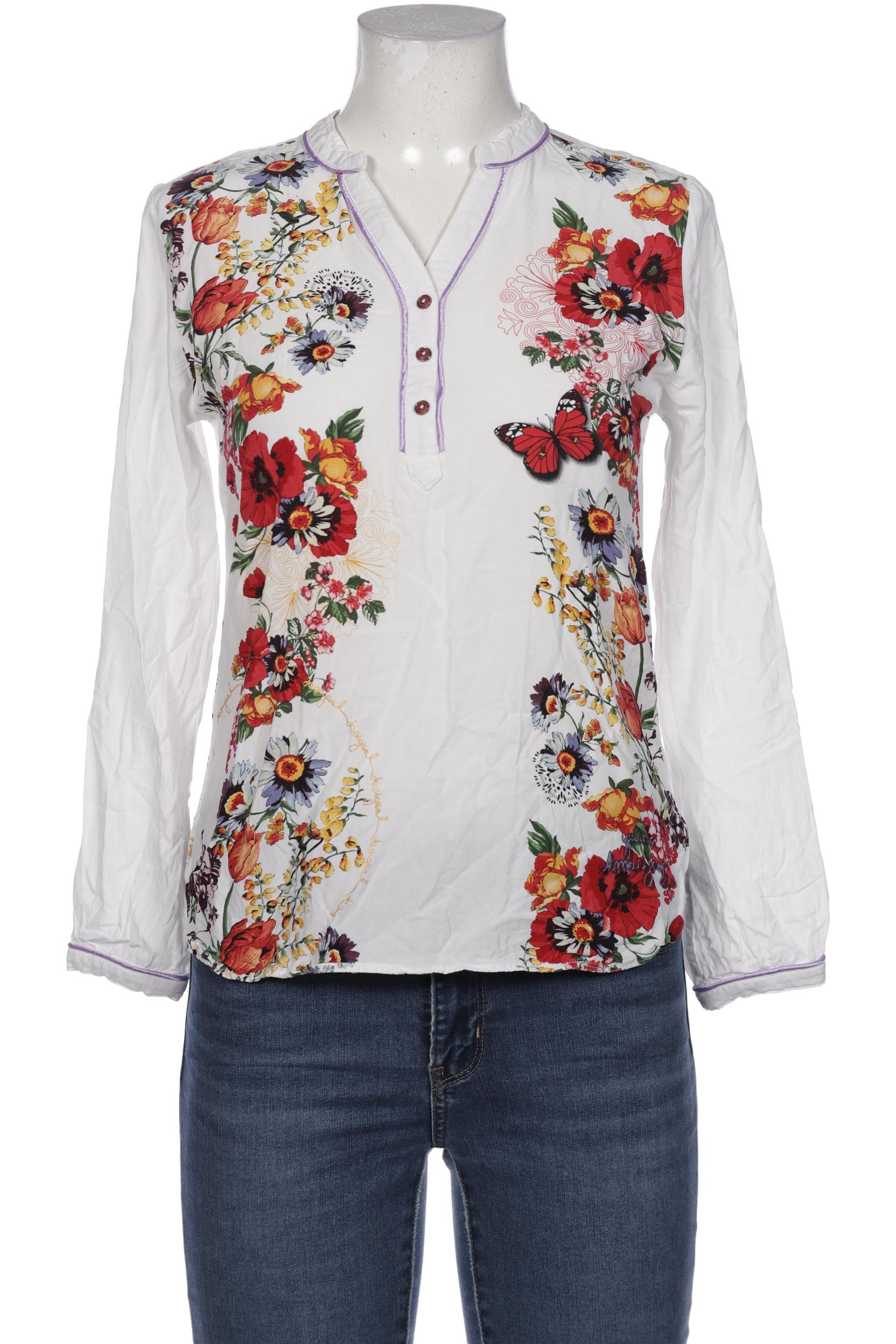 

Desigual Damen Bluse, weiß, Gr. 38
