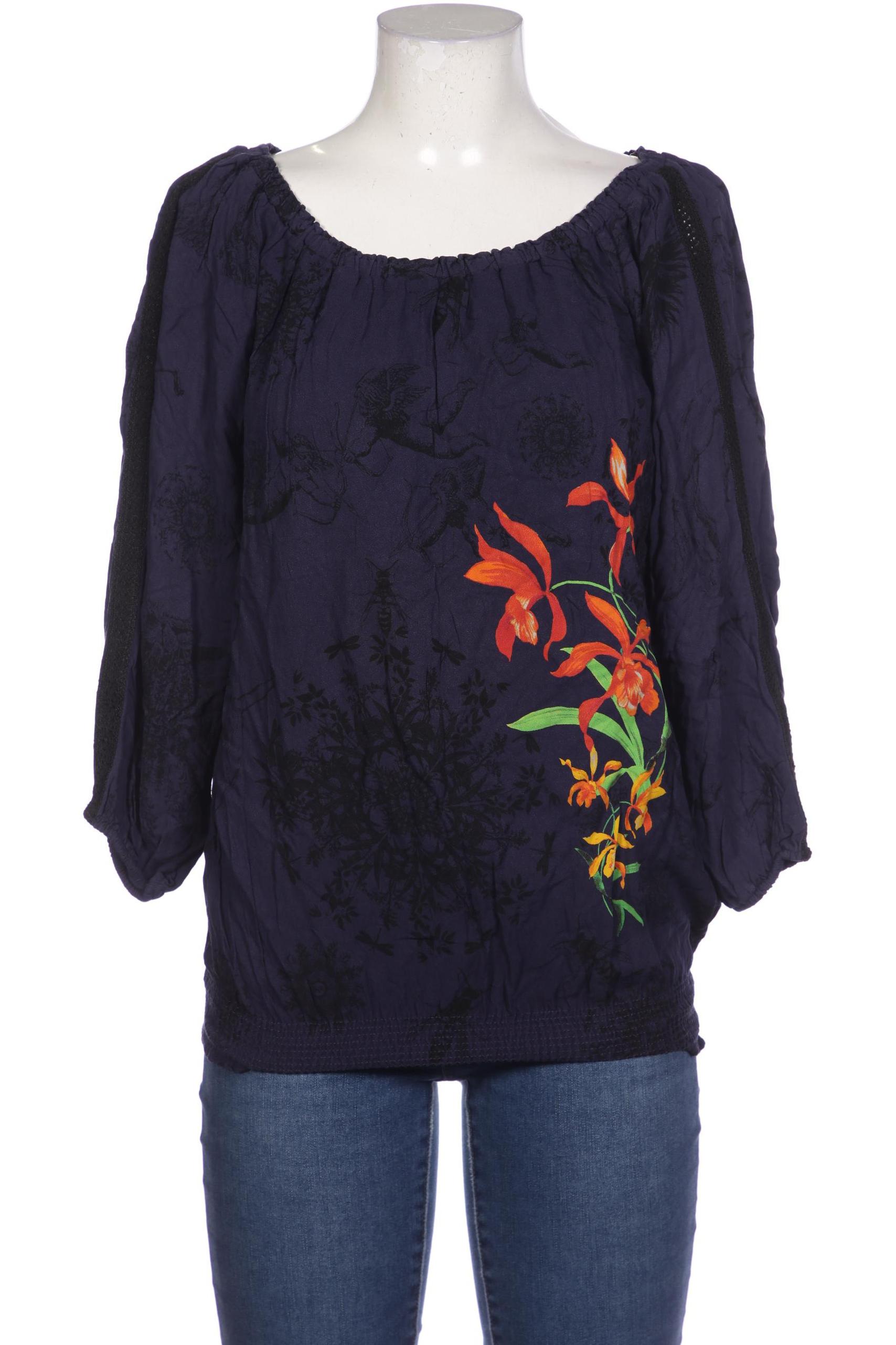 

Desigual Damen Bluse, marineblau, Gr. 38