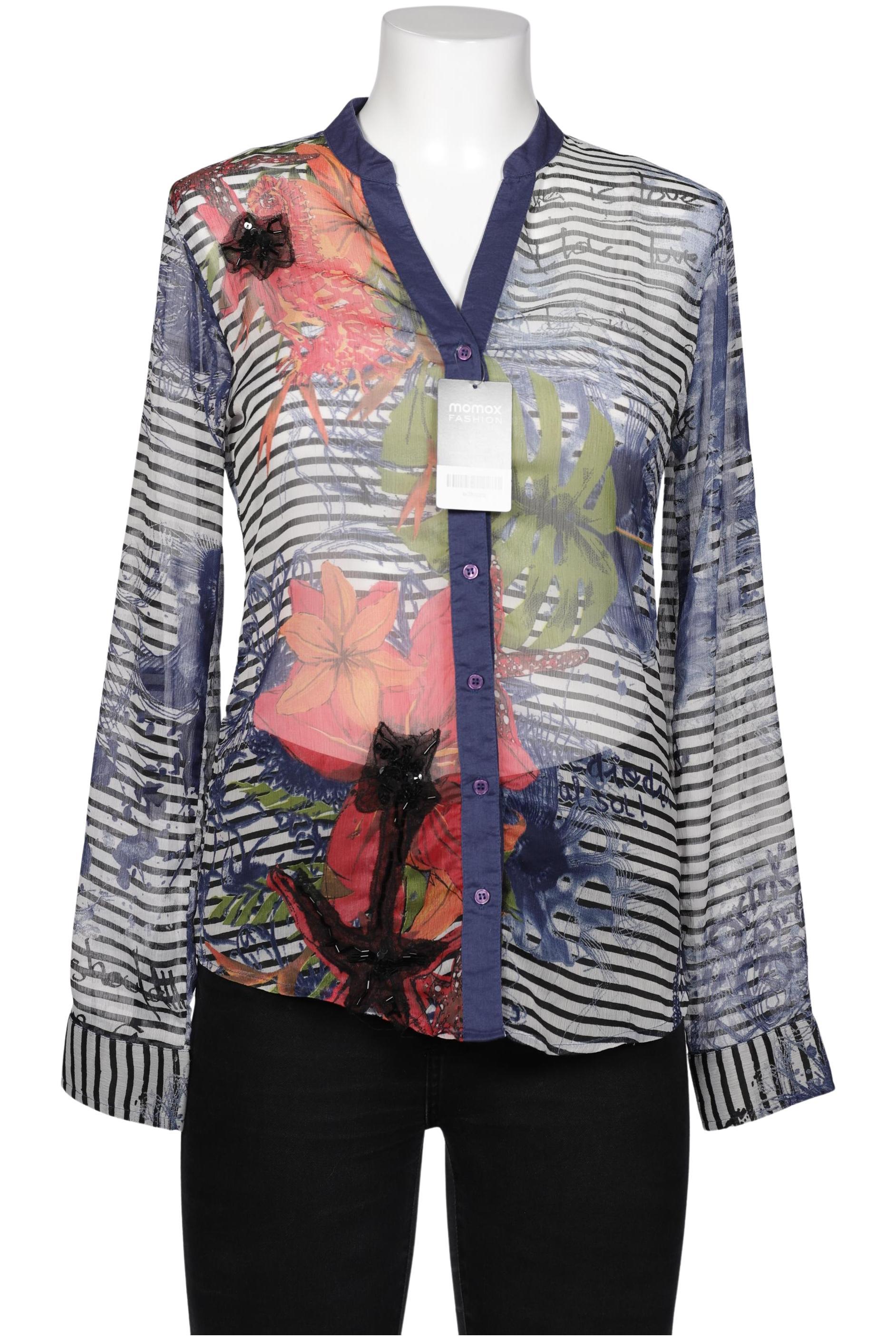 

Desigual Damen Bluse, marineblau, Gr. 42