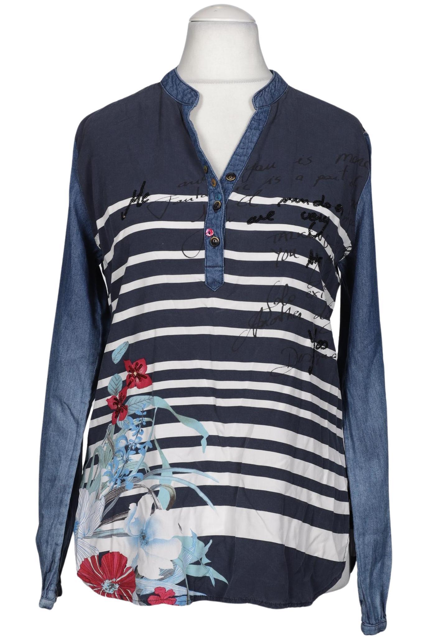 

Desigual Damen Bluse, blau, Gr. 38