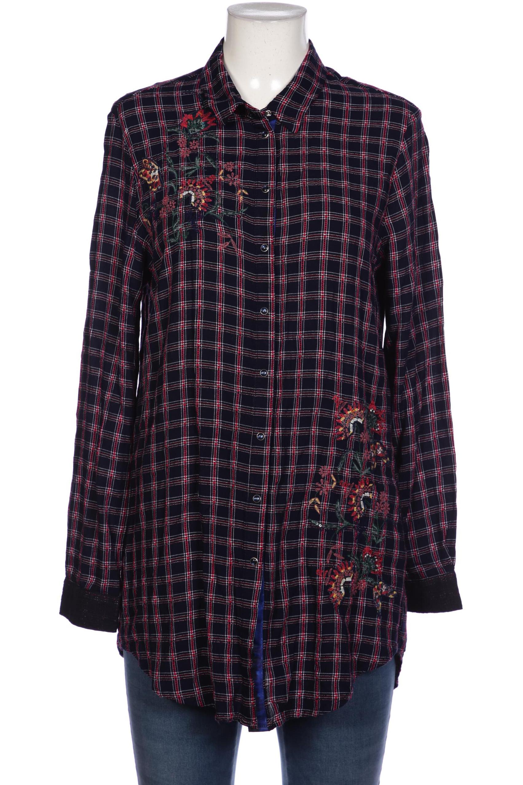

Desigual Damen Bluse, marineblau, Gr. 42