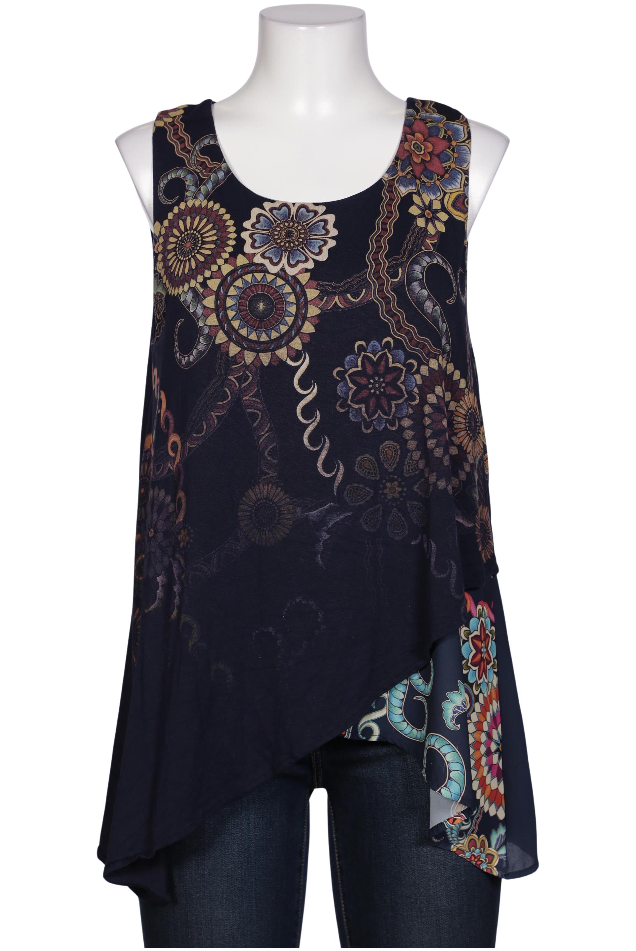 

Desigual Damen Bluse, marineblau, Gr. 42