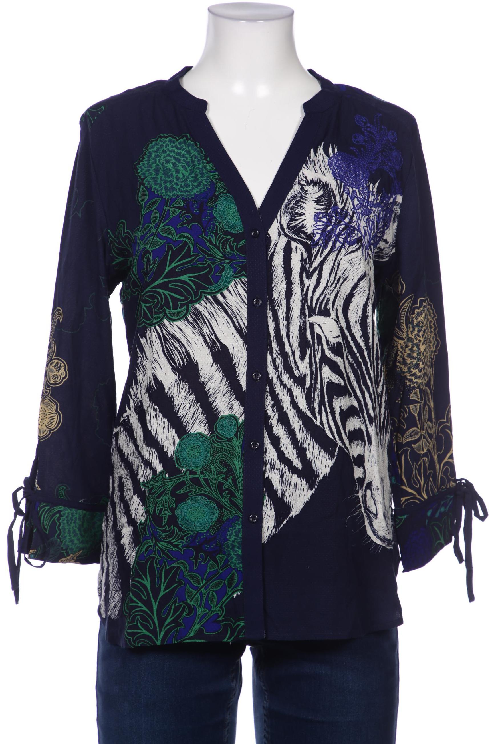 

Desigual Damen Bluse, marineblau, Gr. 38