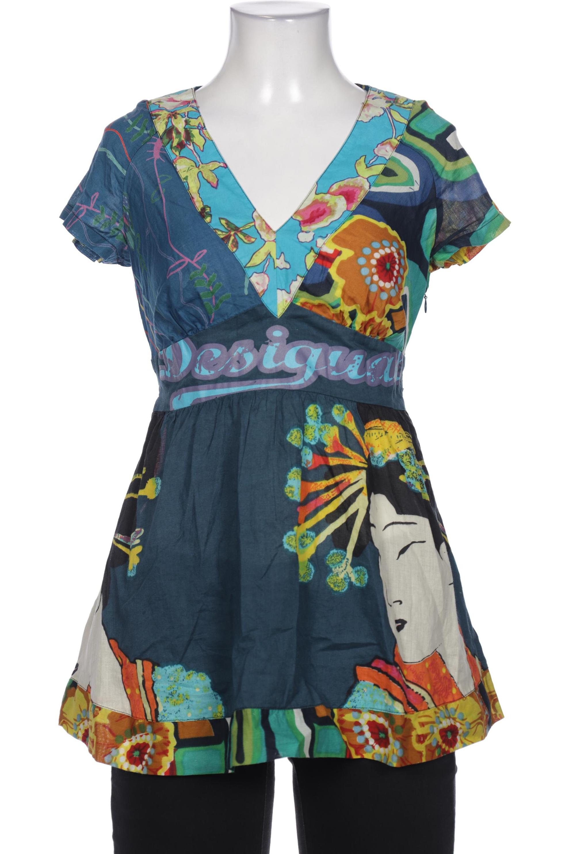 

Desigual Damen Bluse, blau, Gr. 36