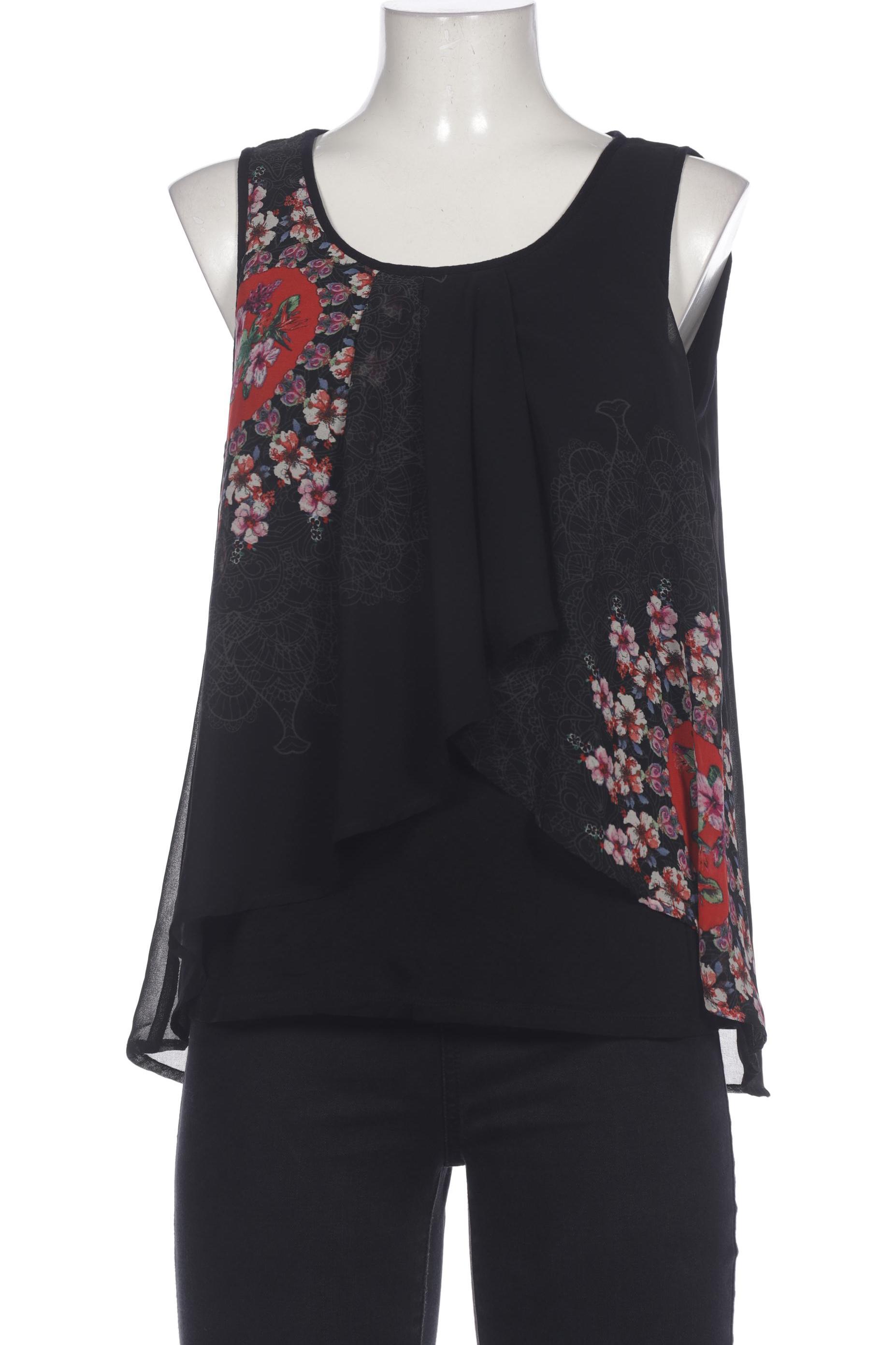 

Desigual Damen Bluse, schwarz, Gr. 42
