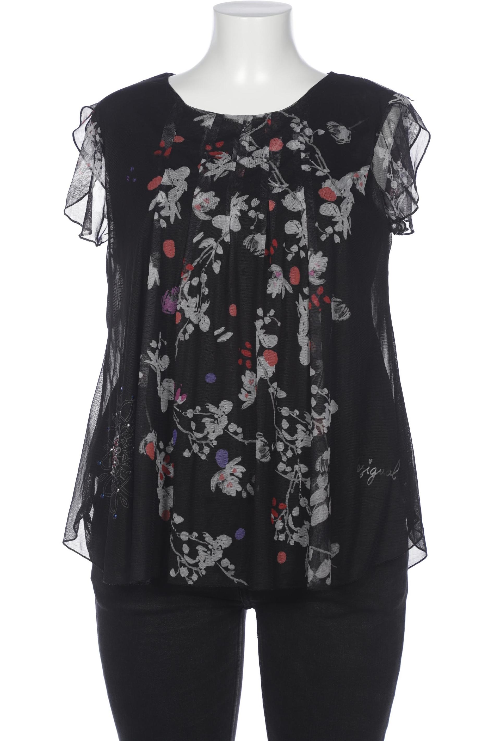 

Desigual Damen Bluse, schwarz, Gr. 44