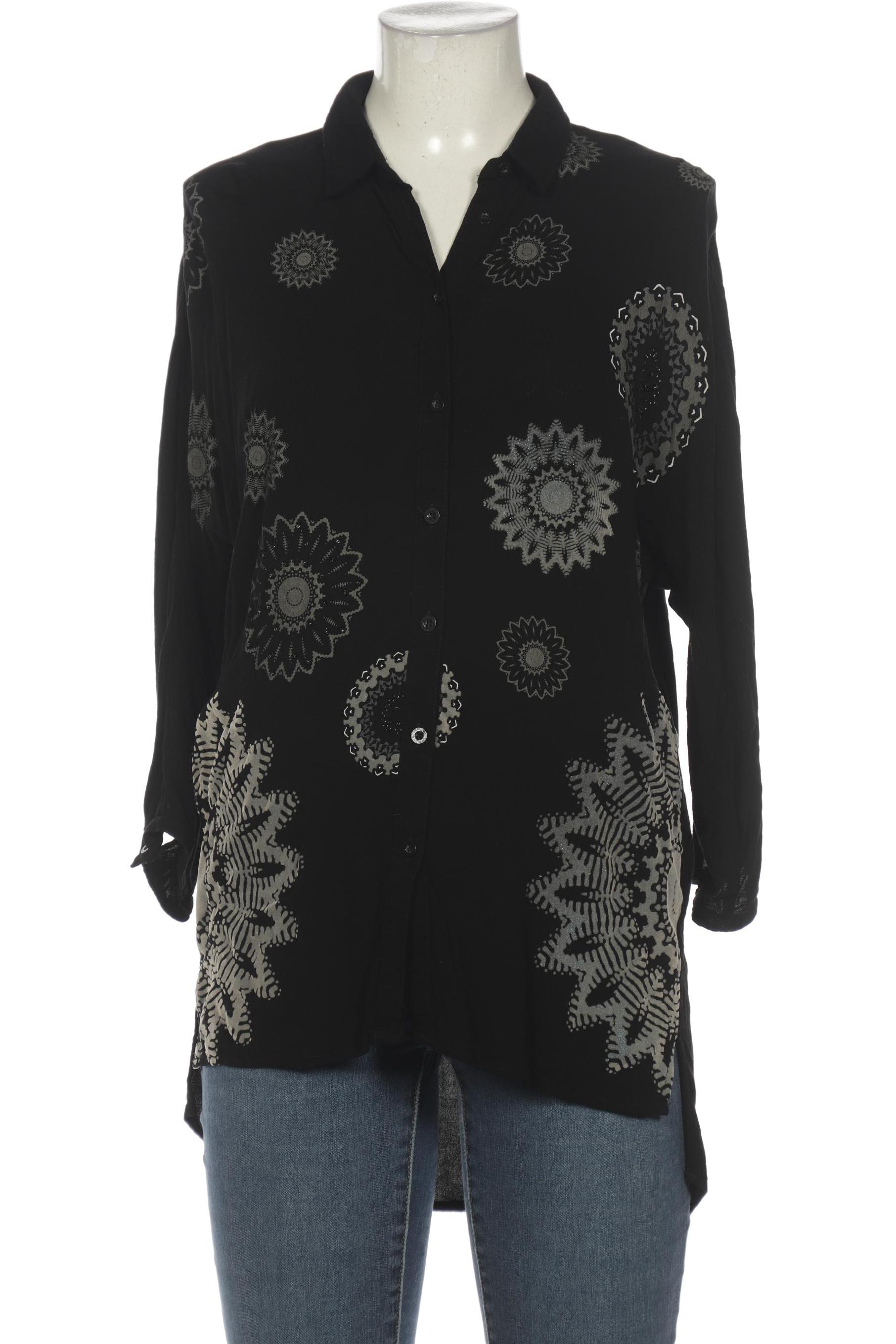 

Desigual Damen Bluse, schwarz, Gr. 42
