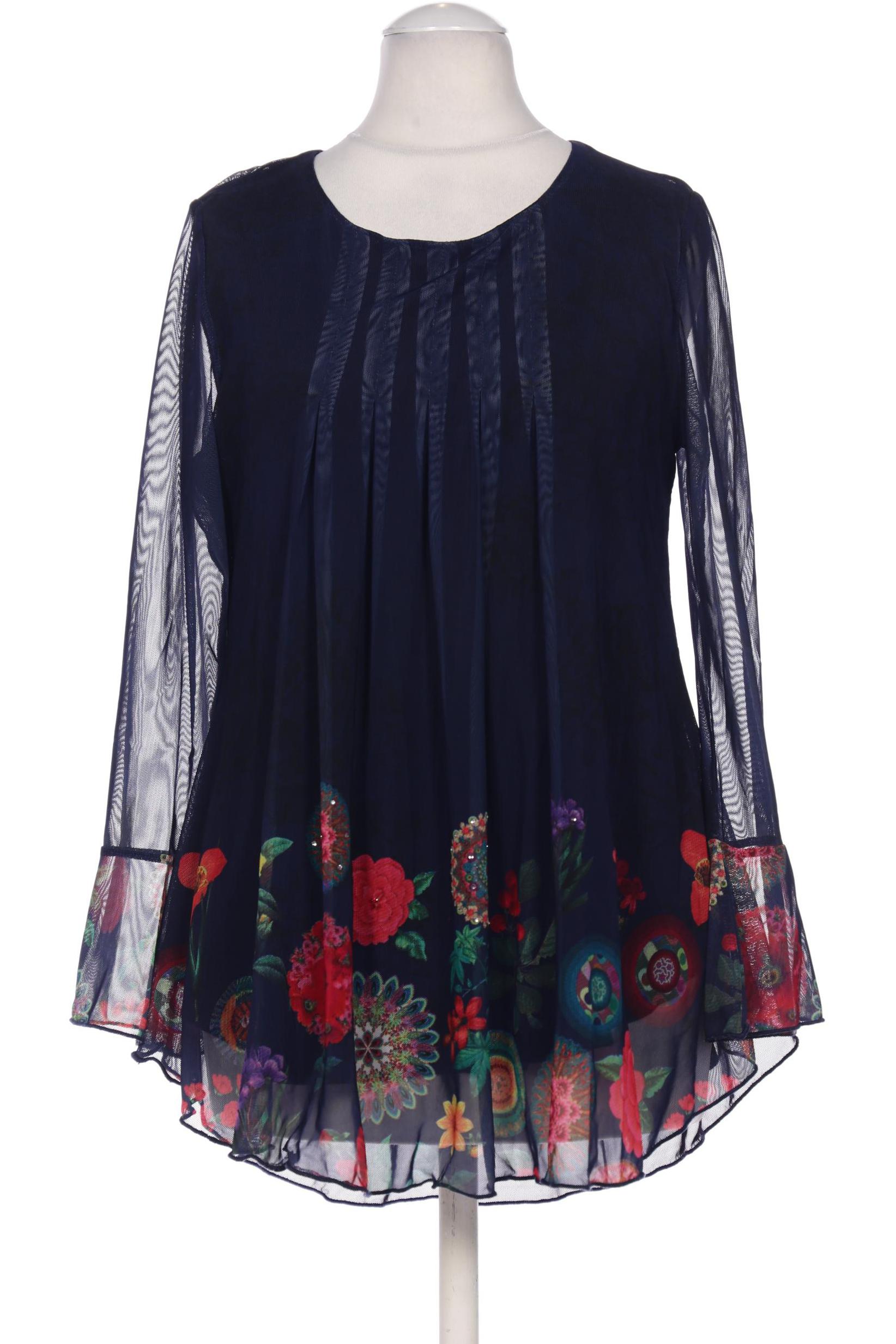

Desigual Damen Bluse, marineblau, Gr. 36