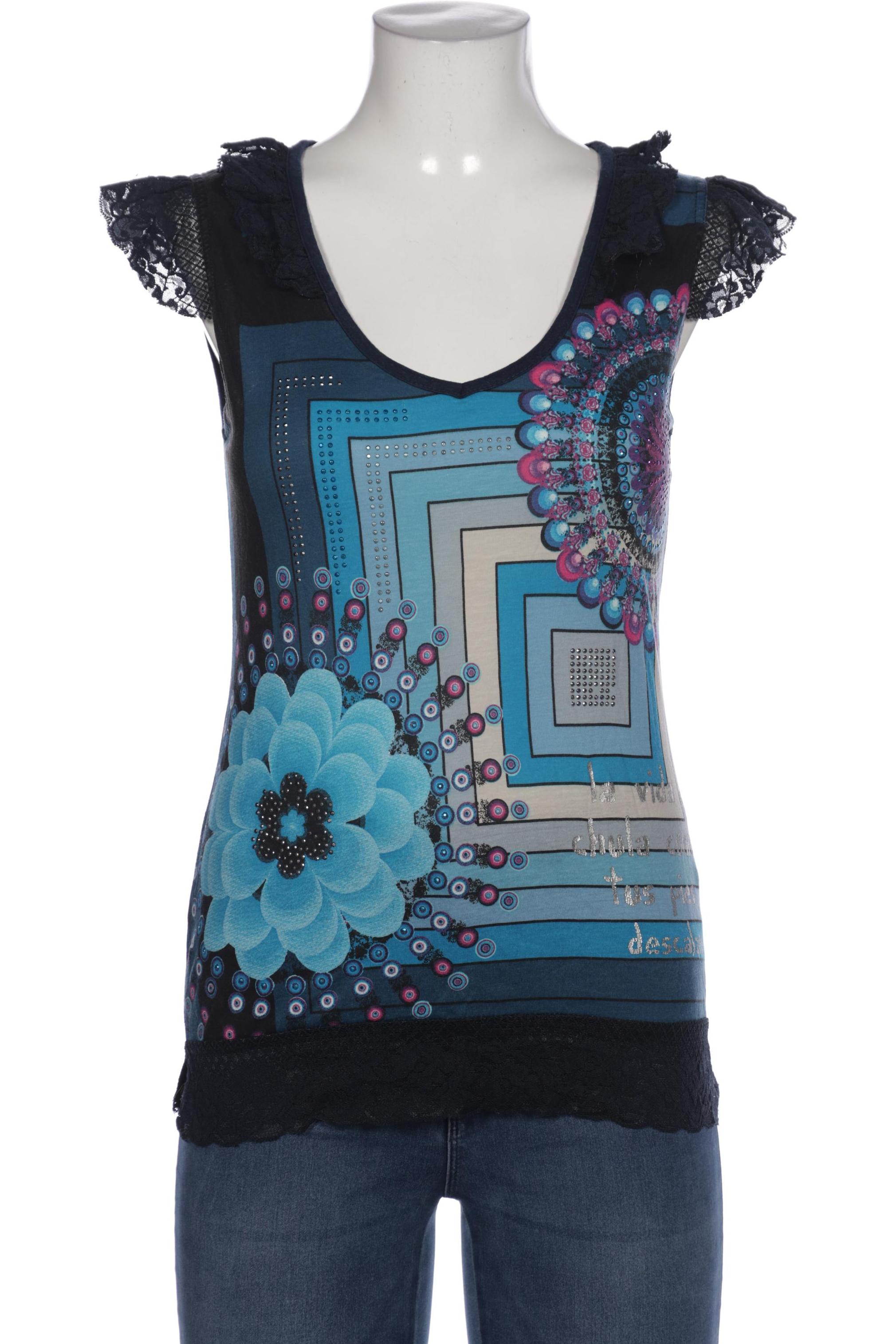 

Desigual Damen Bluse, marineblau