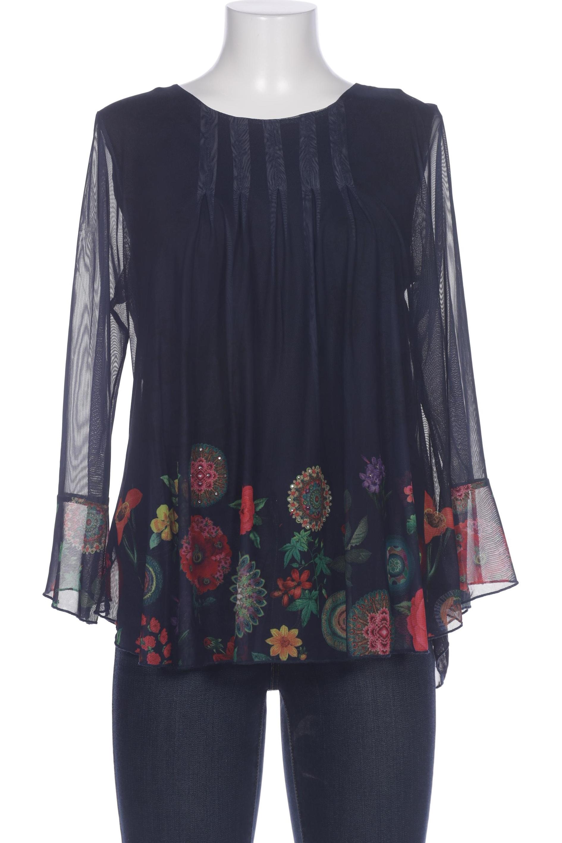 

Desigual Damen Bluse, marineblau, Gr. 42
