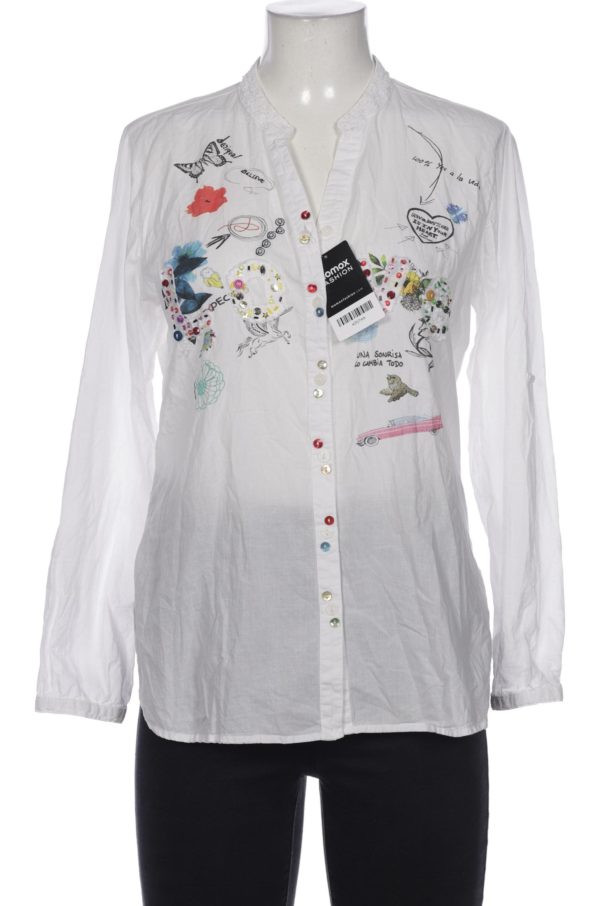 

Desigual Damen Bluse, weiß, Gr. 42