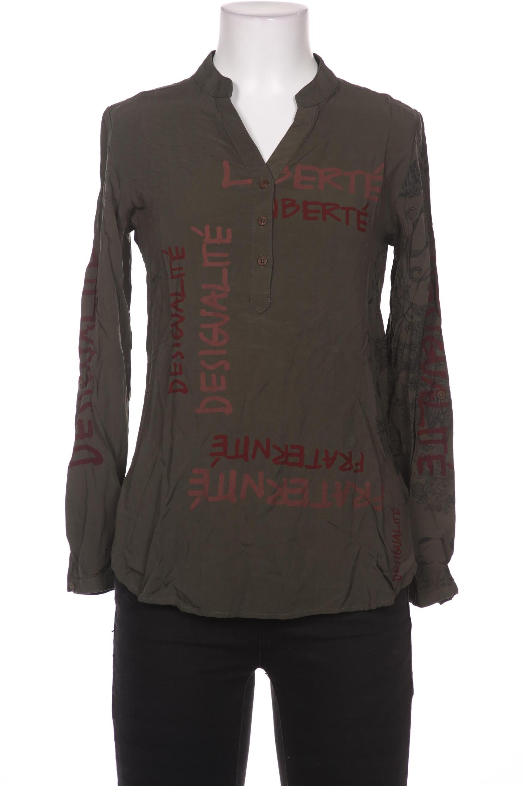 

Desigual Damen Bluse, grün, Gr. 34