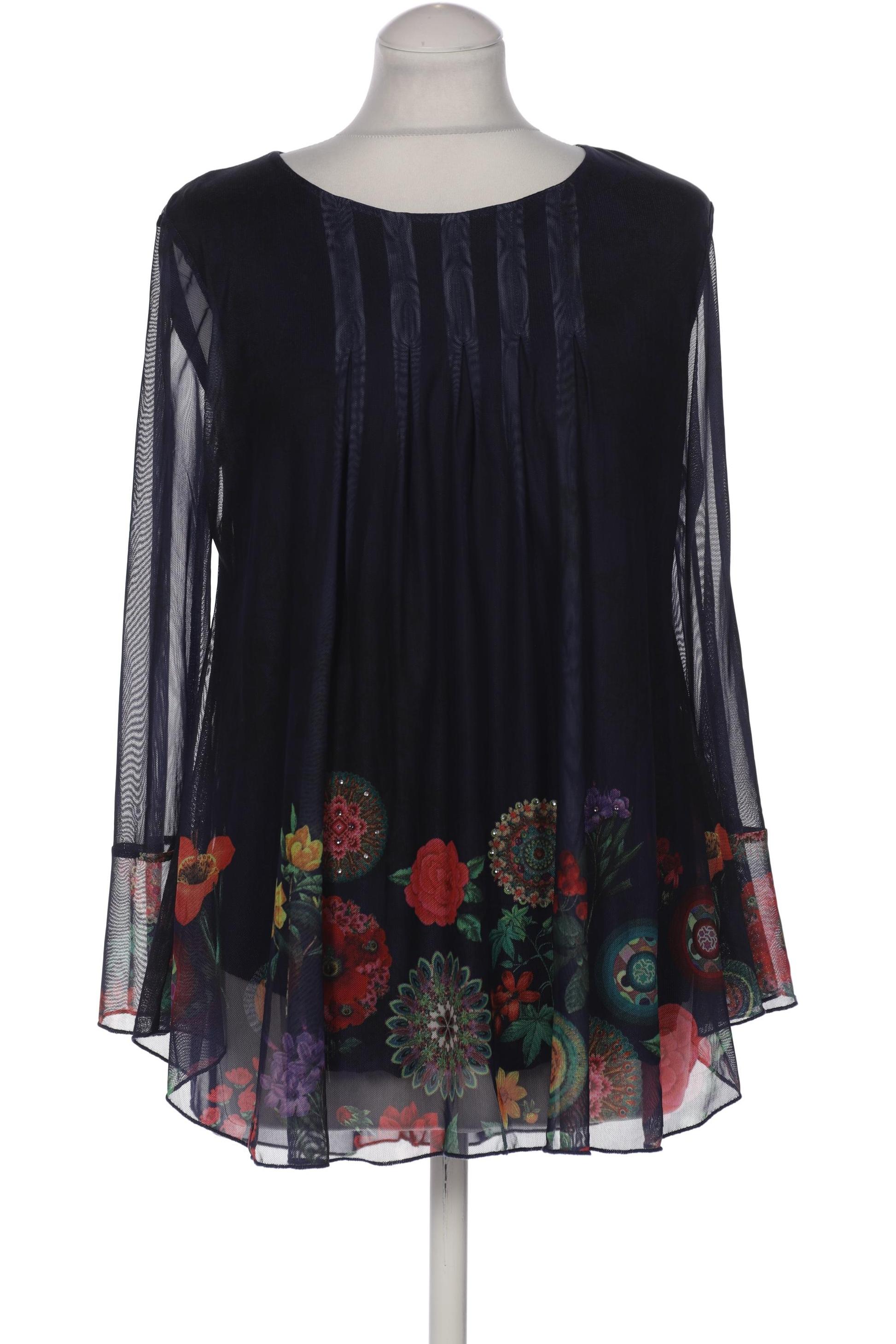 

Desigual Damen Bluse, marineblau, Gr. 38
